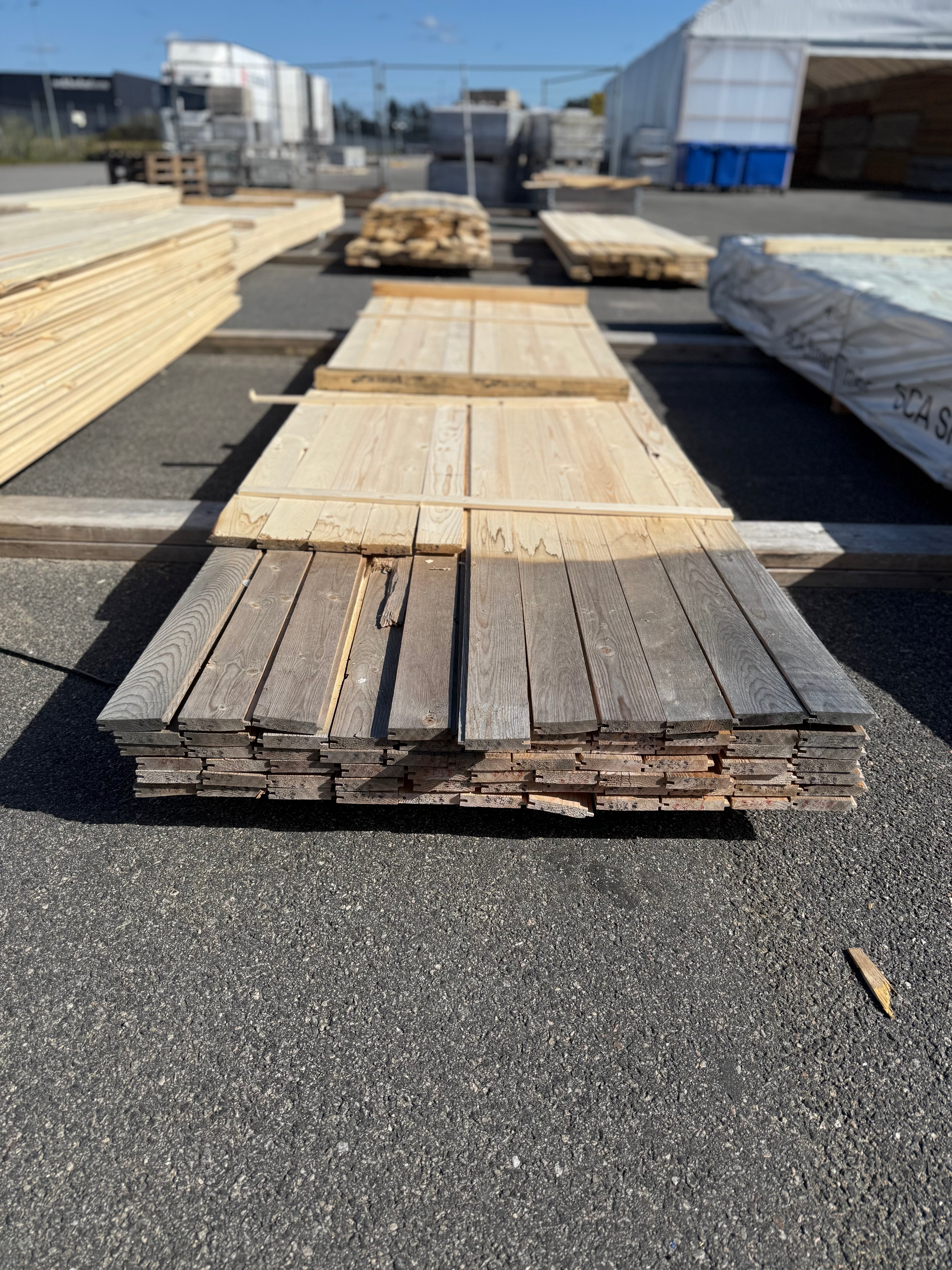 Paket Råspont 20x100mm 77st 3.60–4.20m – Andra sortering