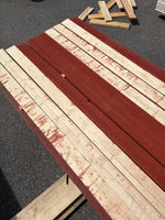 Paket Finsågade Brädor 22x95mm, 120st 5.10m (Slamfärg Röd)