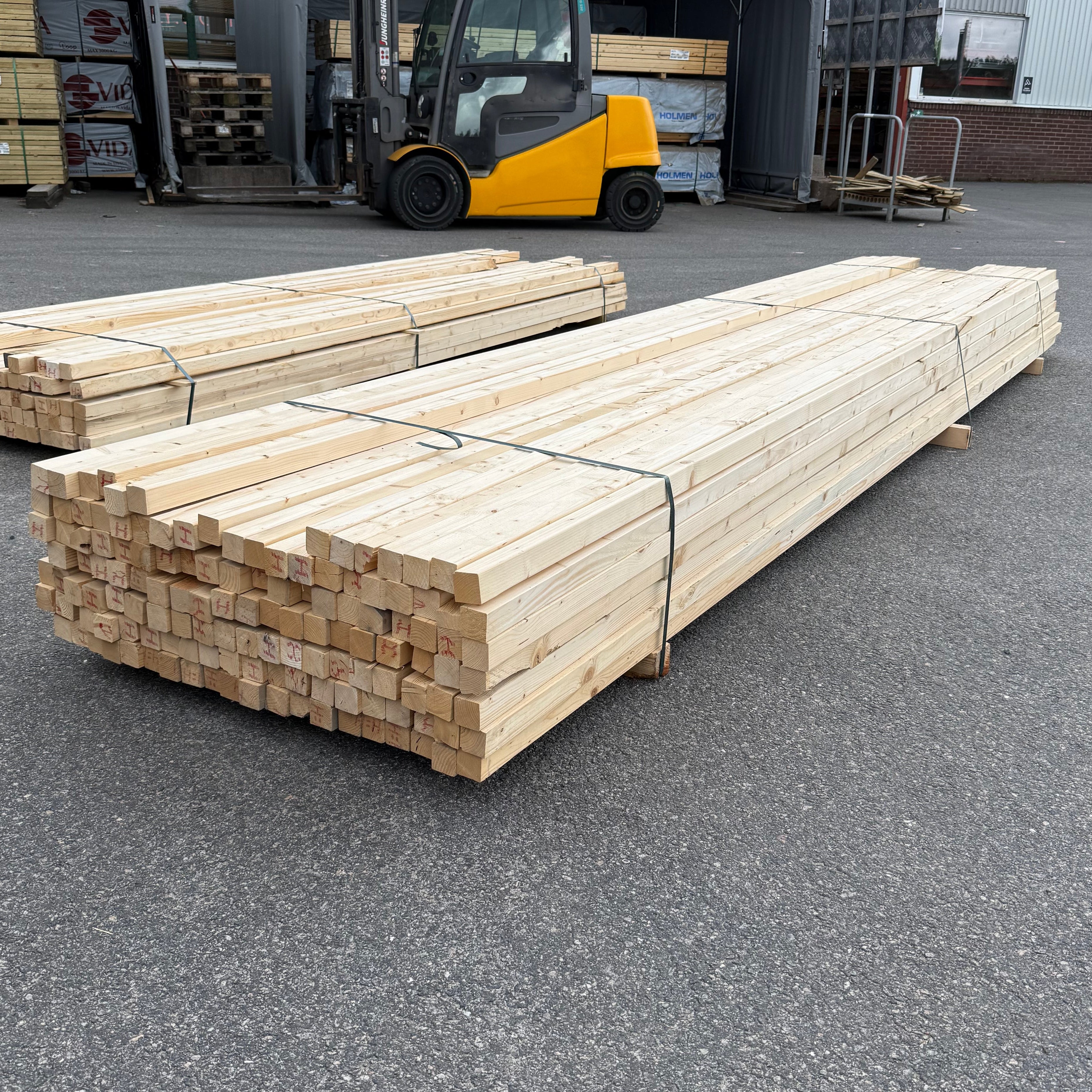Paket Reglar 45x45mm, 135st 4,80m (Andra sortering)
