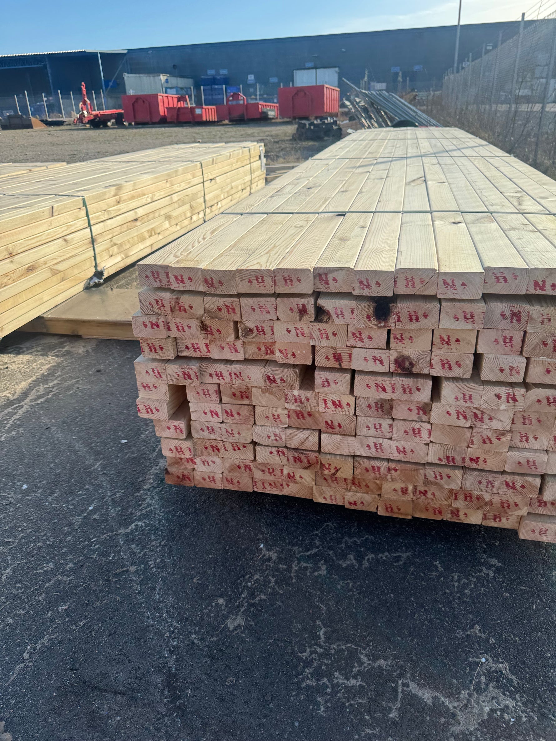 Paket Reglar 48x73 mm – 154 st (5,40 m, furu)