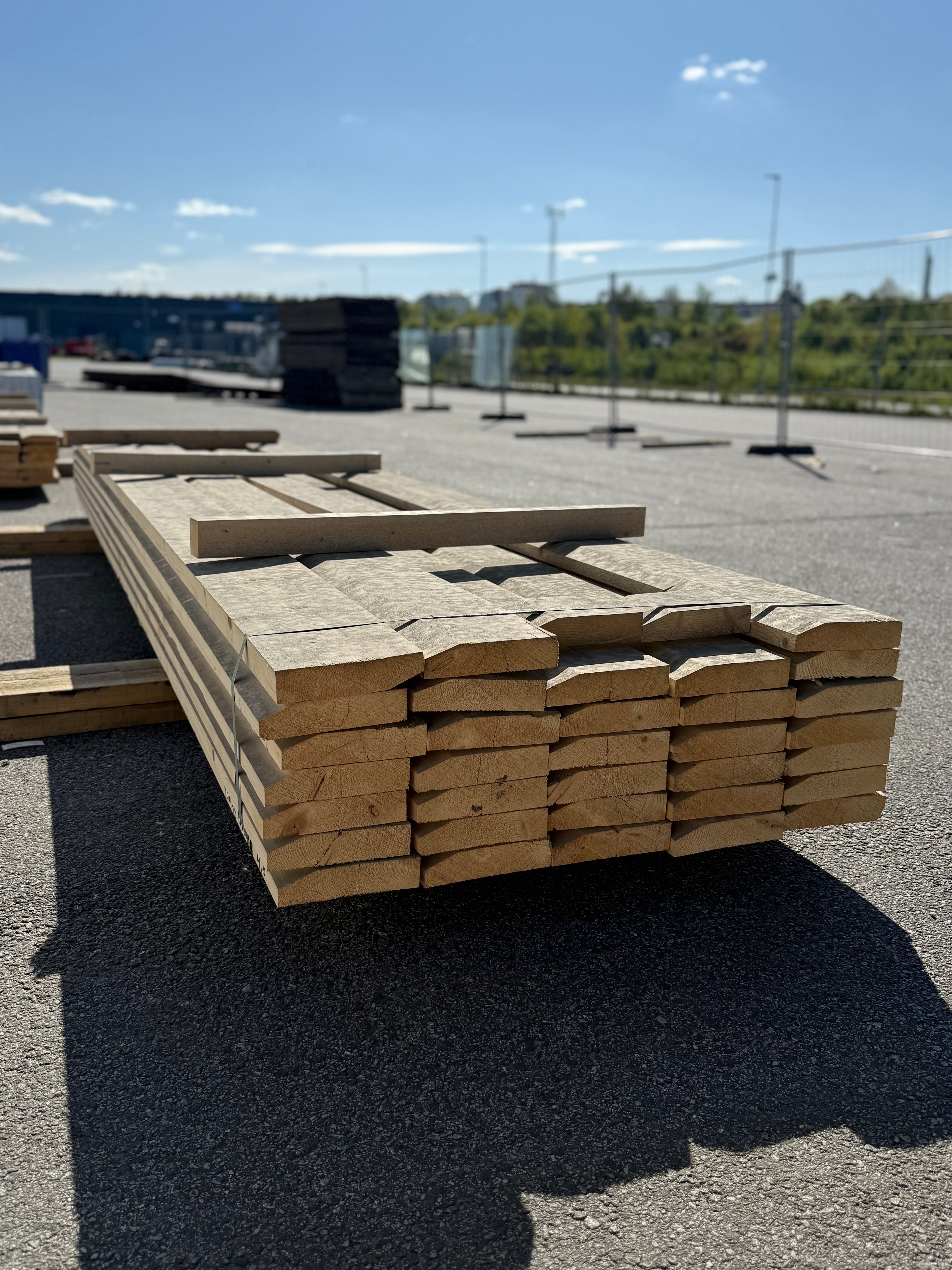 Paket Snedhyvlad Regel 45x195mm  4.80m 33st
