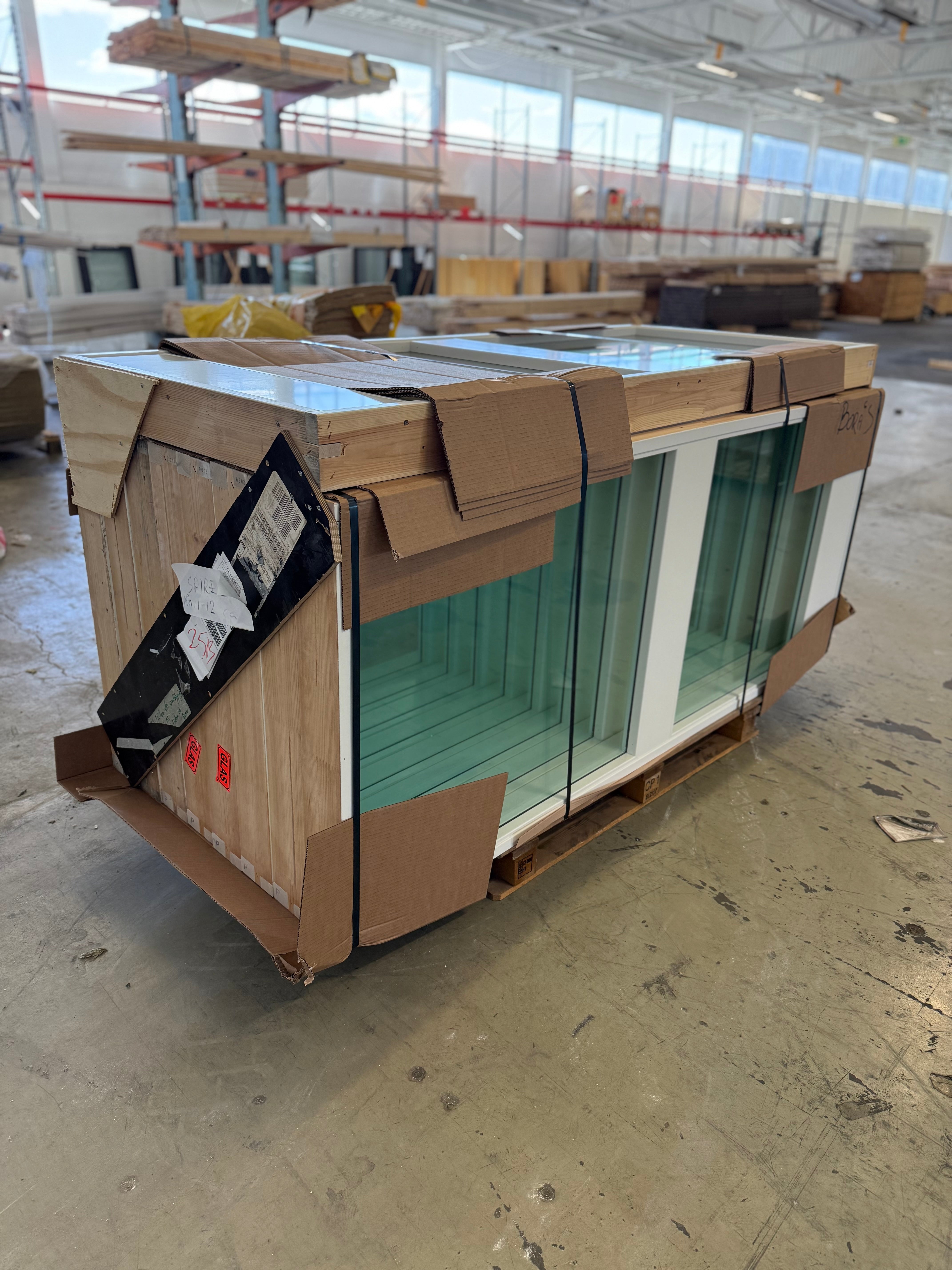 Glasparti 115x890x2090mm 9st