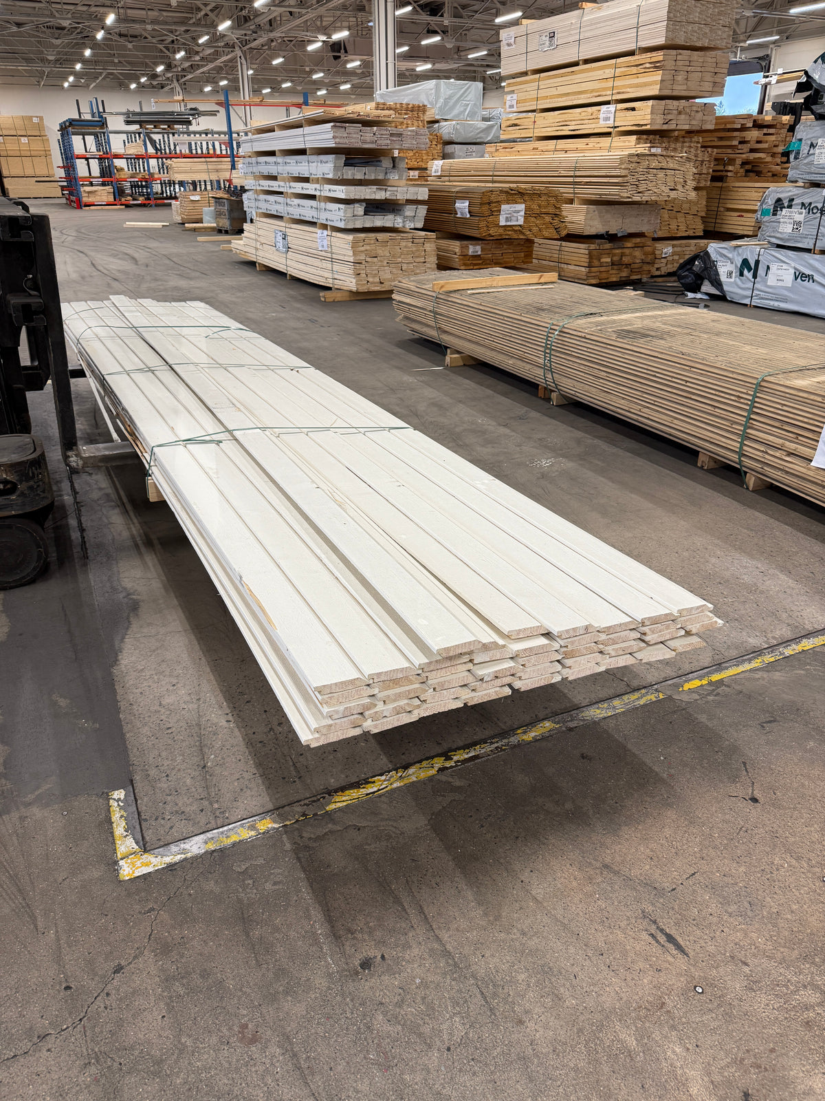 Paket Ytterpanel Enkelfasspont 22×120 mm – 4,80 m – 43st Grundmålad
