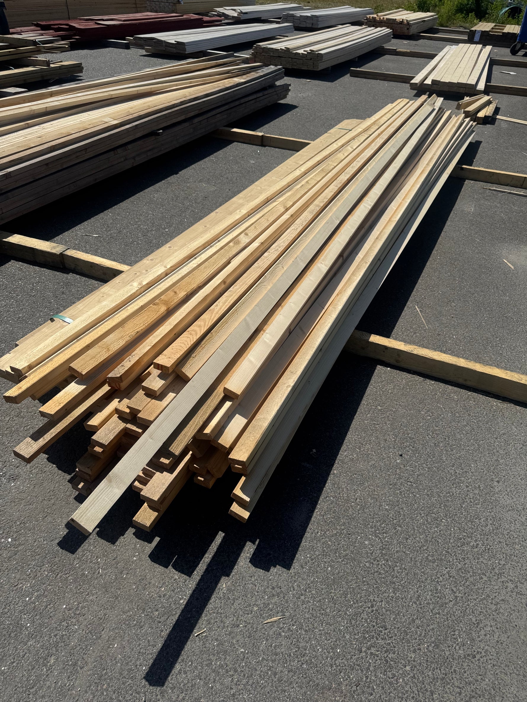 Paket Klädselläkt 22x45 mm + Hyvlat Virke 34x95 mm