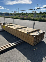 Paket Tryckimpregnerad Rillad Trall 28x120mm 3,90–4,20m 144st Väderbitet