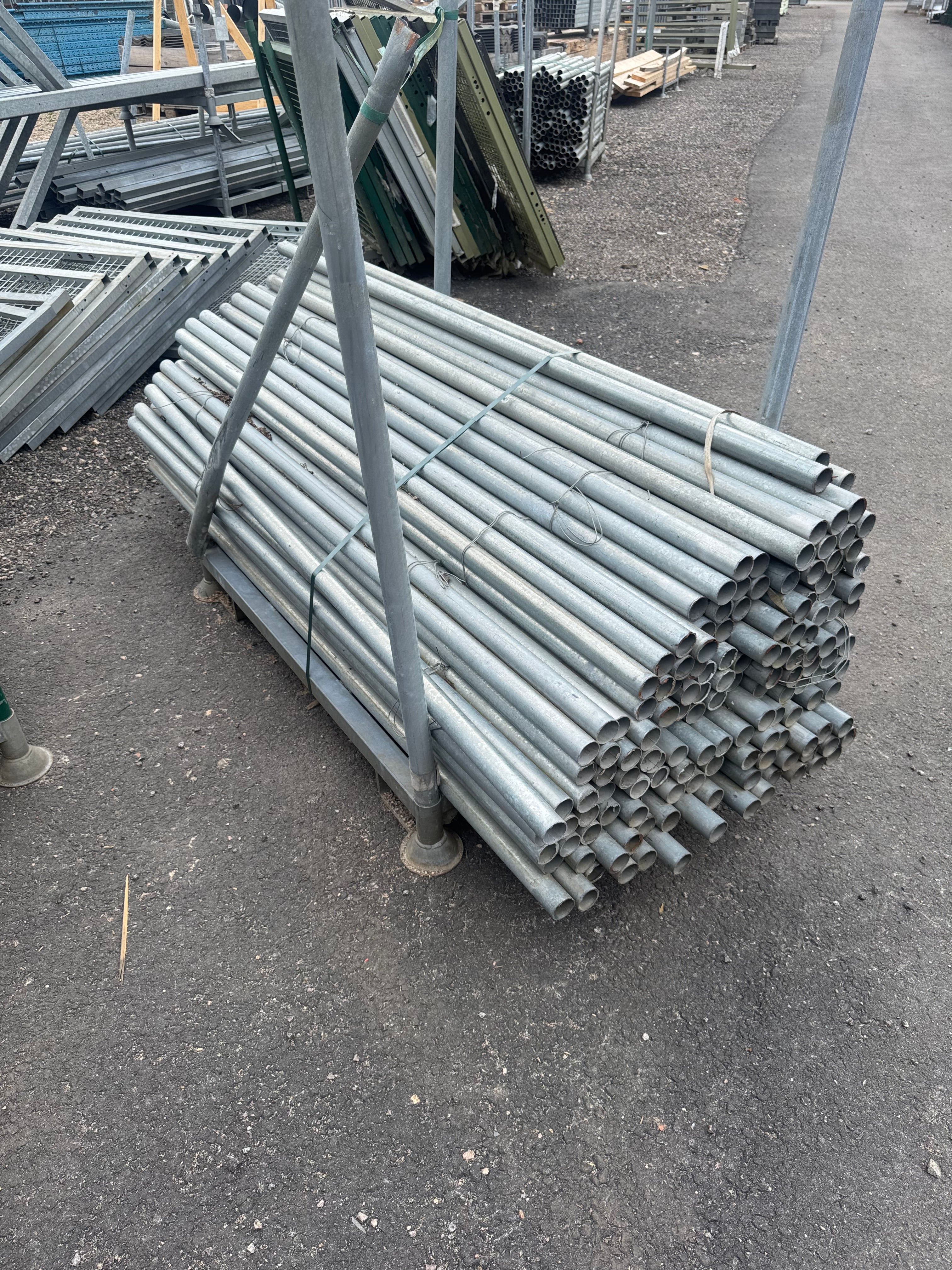 Pall Stålrör 45mm, ca 110st 2,0m