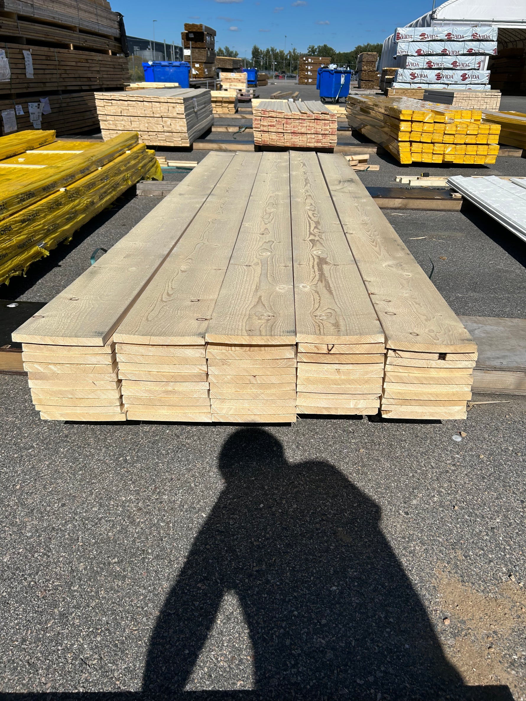 Paket Finsågade Brädor 22x220mm 3,60m 50st