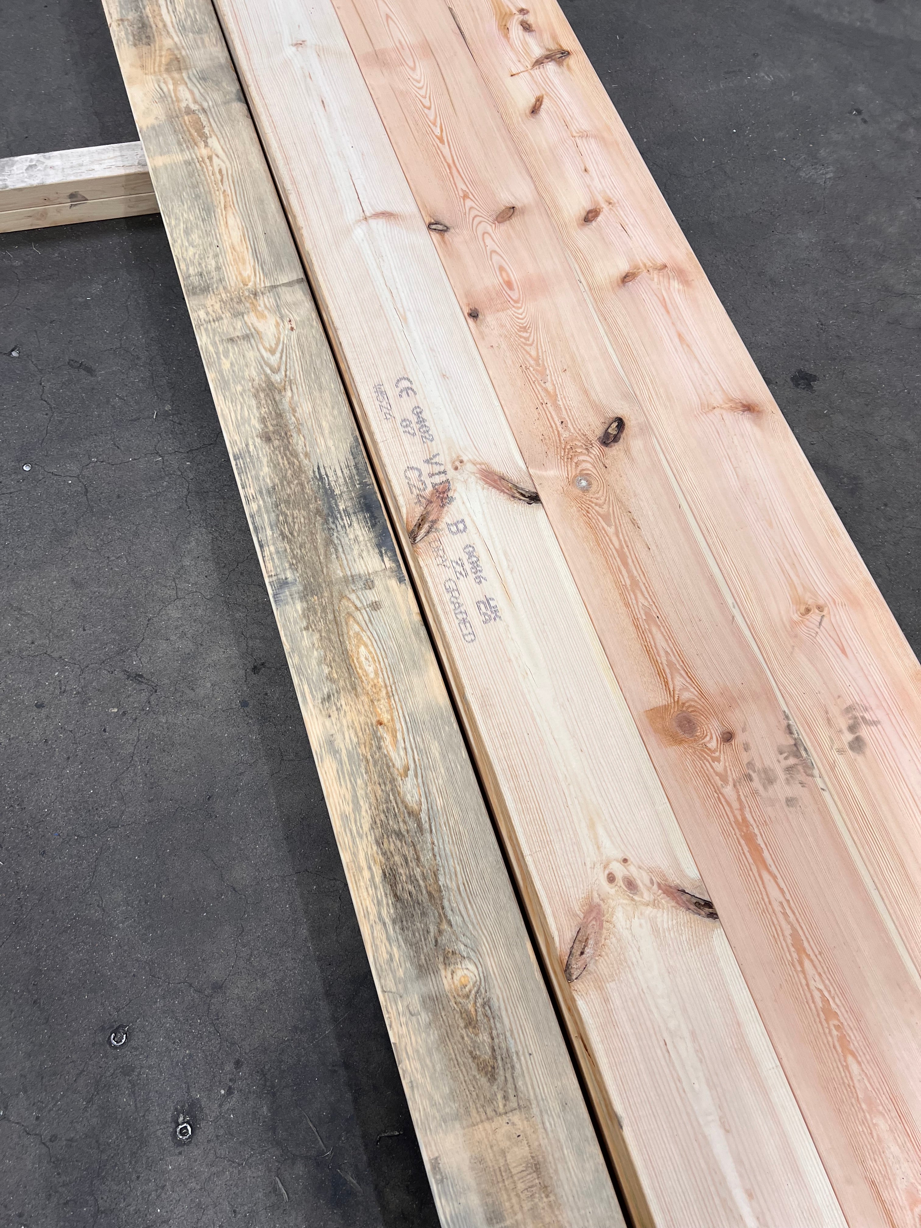 Paket Reglar 45x170mm- 15st (3,60 - 4,80m) Utsorterade