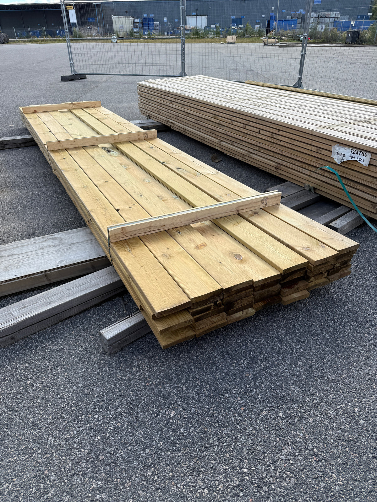 Paket Tryckimpregnerad Trall 28x145mm (4,80–5,10m) 44st Andrasortering