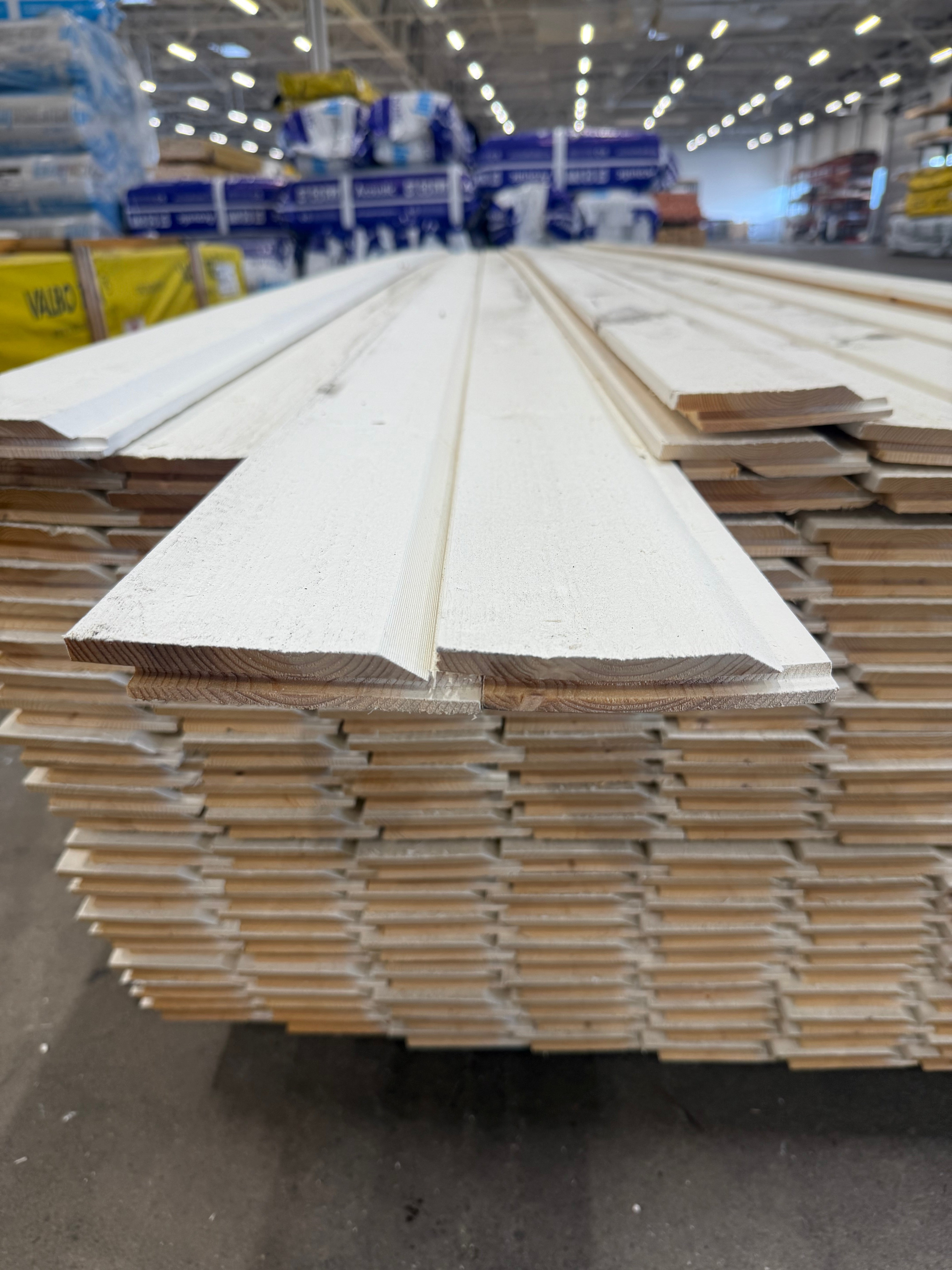 Paket Ytterpanel Enkelfas Halvspont Ändspont 22x120mm 201st 5.40m –