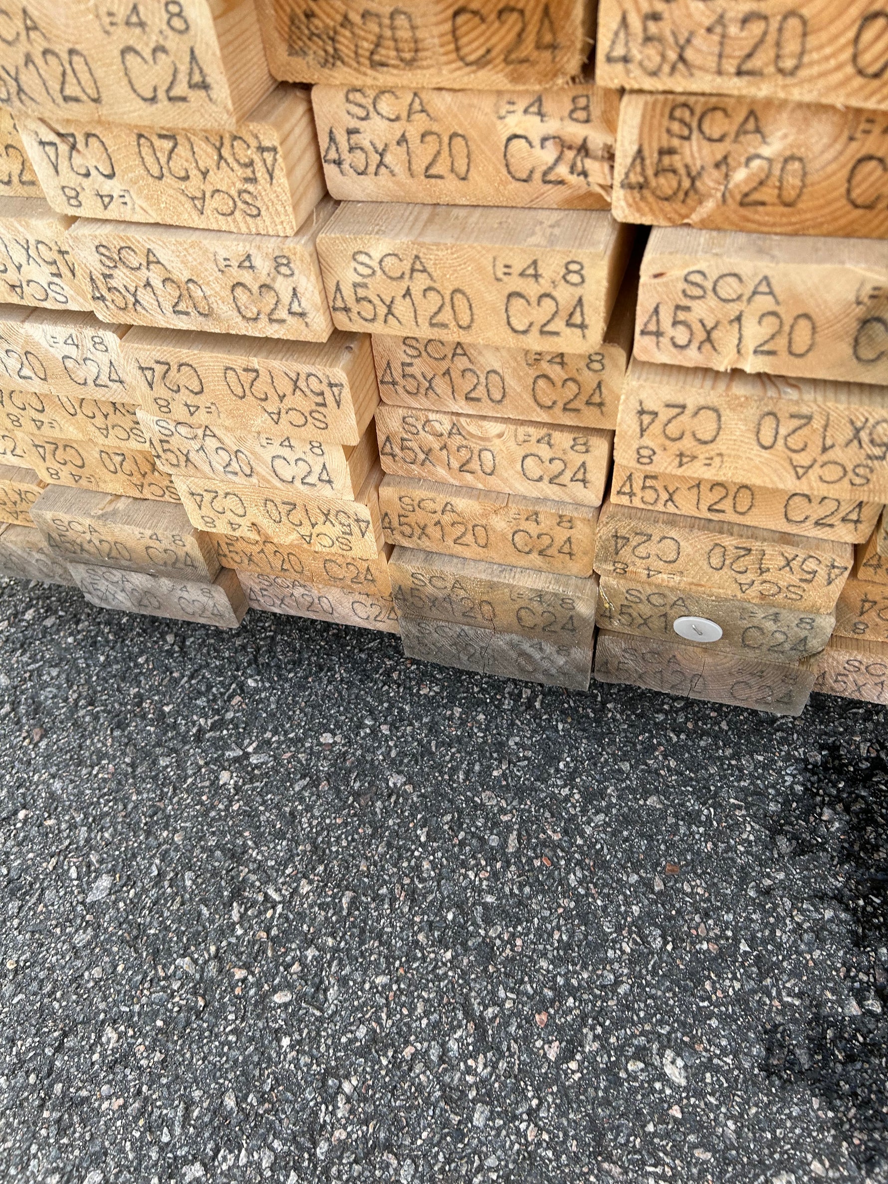 Parti Reglar 45x120 mm – 4,80m 113st (C24)