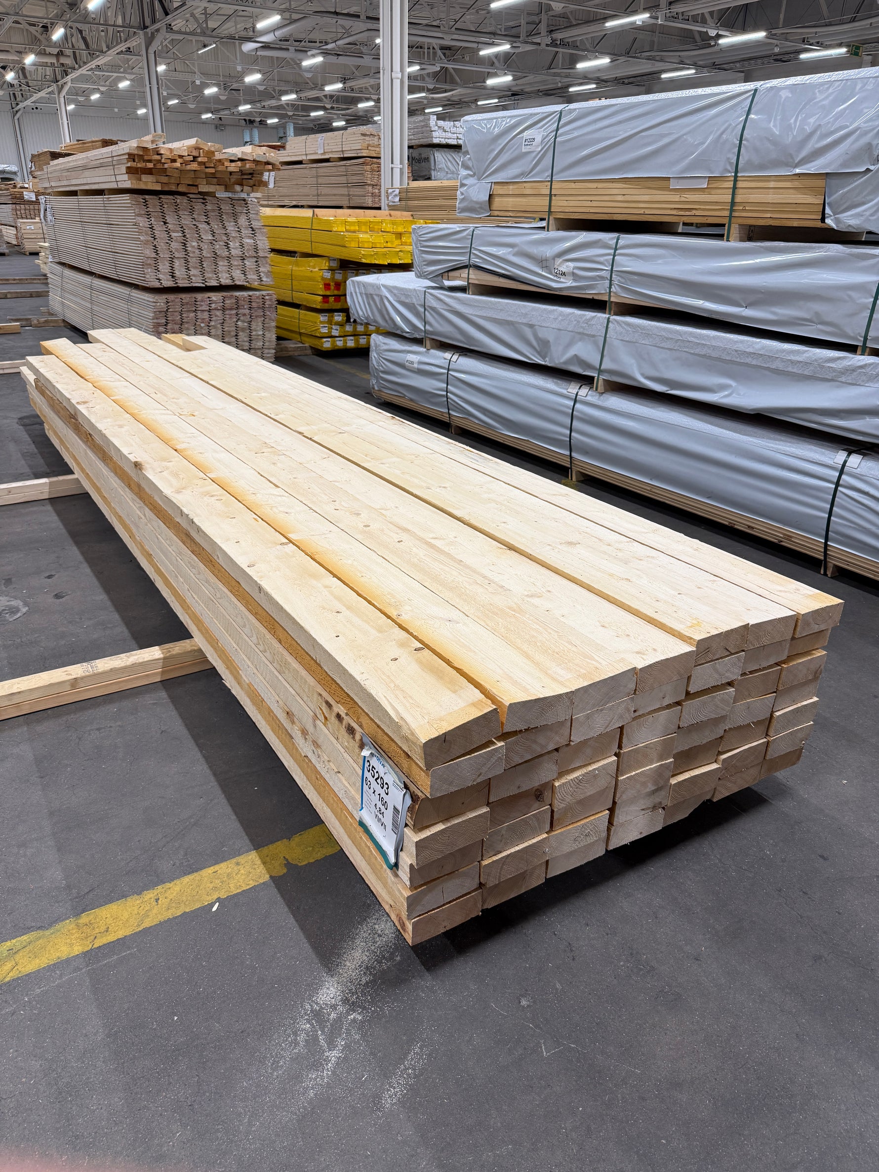 Paket Ohyvlade Reglar 63x160mm (4.20-5.40m) 49st