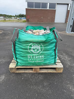 Dekorsten 60–90 mm – Sjösten Svart/Vit (säljs per säck)
