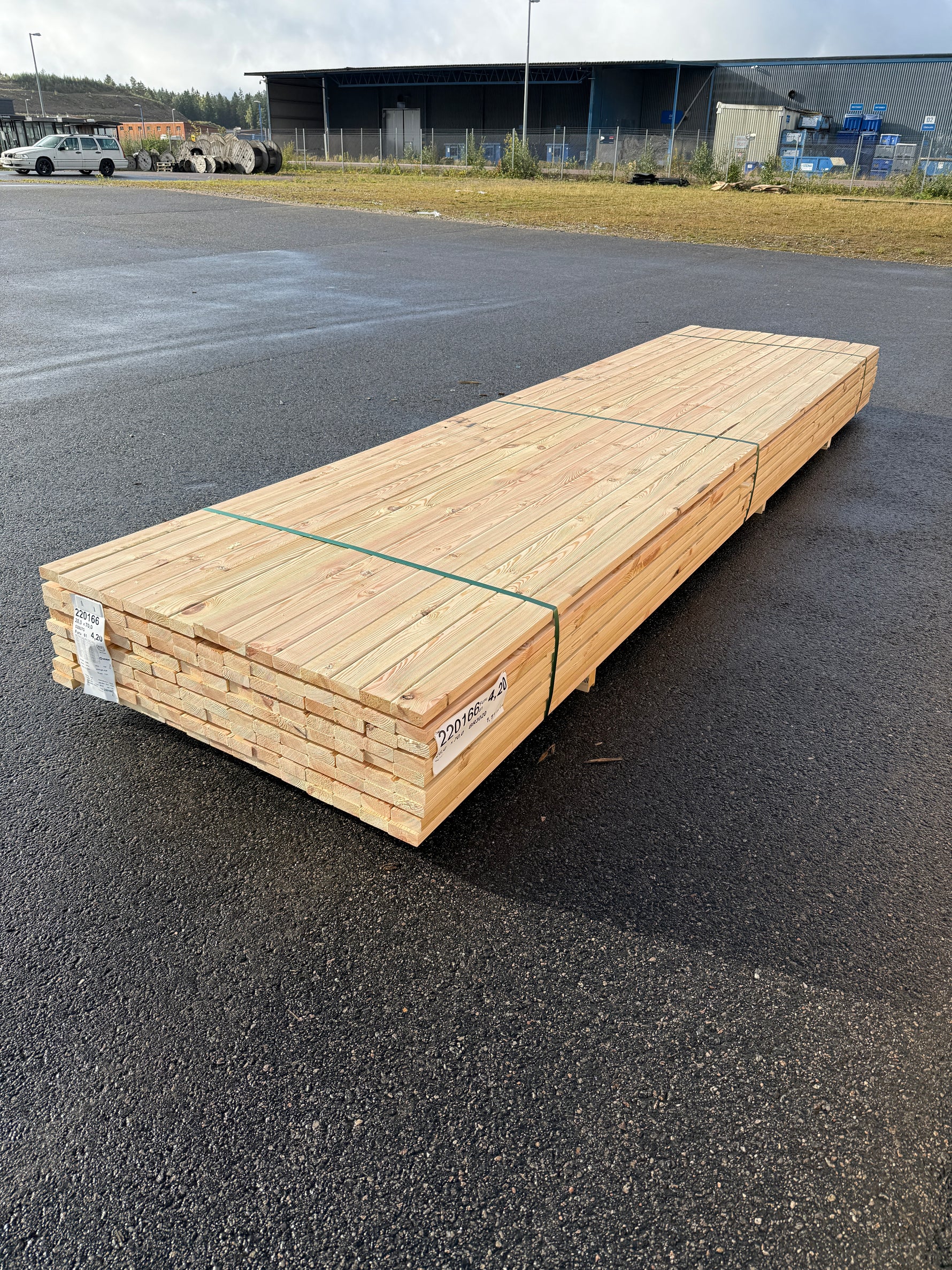 Parti Glespanel 28x70 mm – 4,20 m Furu 135 st