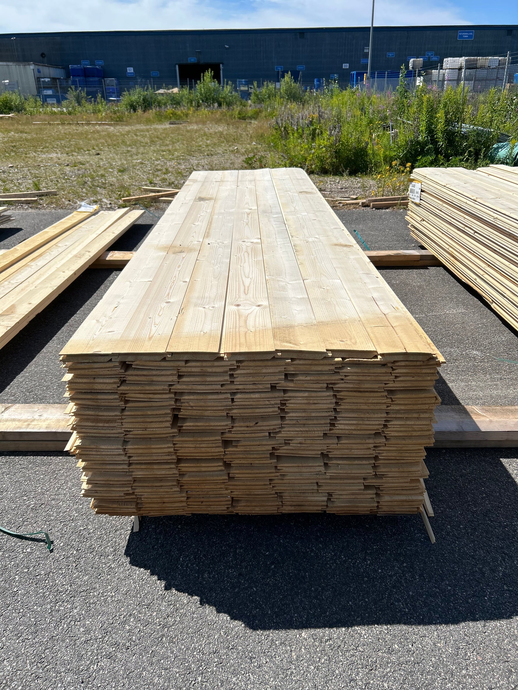 Paket Enkelfas Ändspont 22x145mm 175st 3.60m Obehandlade