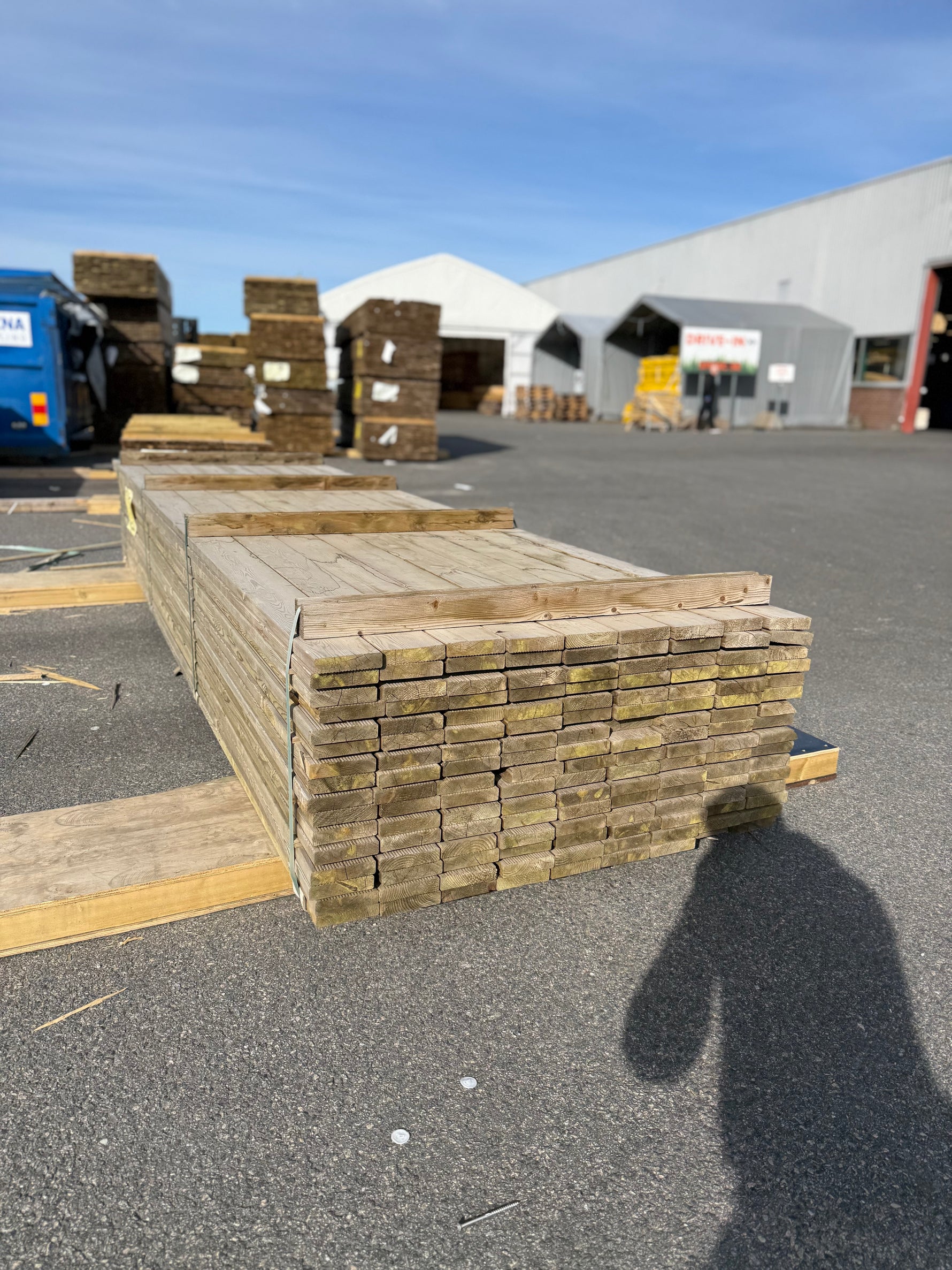 Paket Tryckimpregnerad Rillad Trall 28x120mm, 144st 3,90m