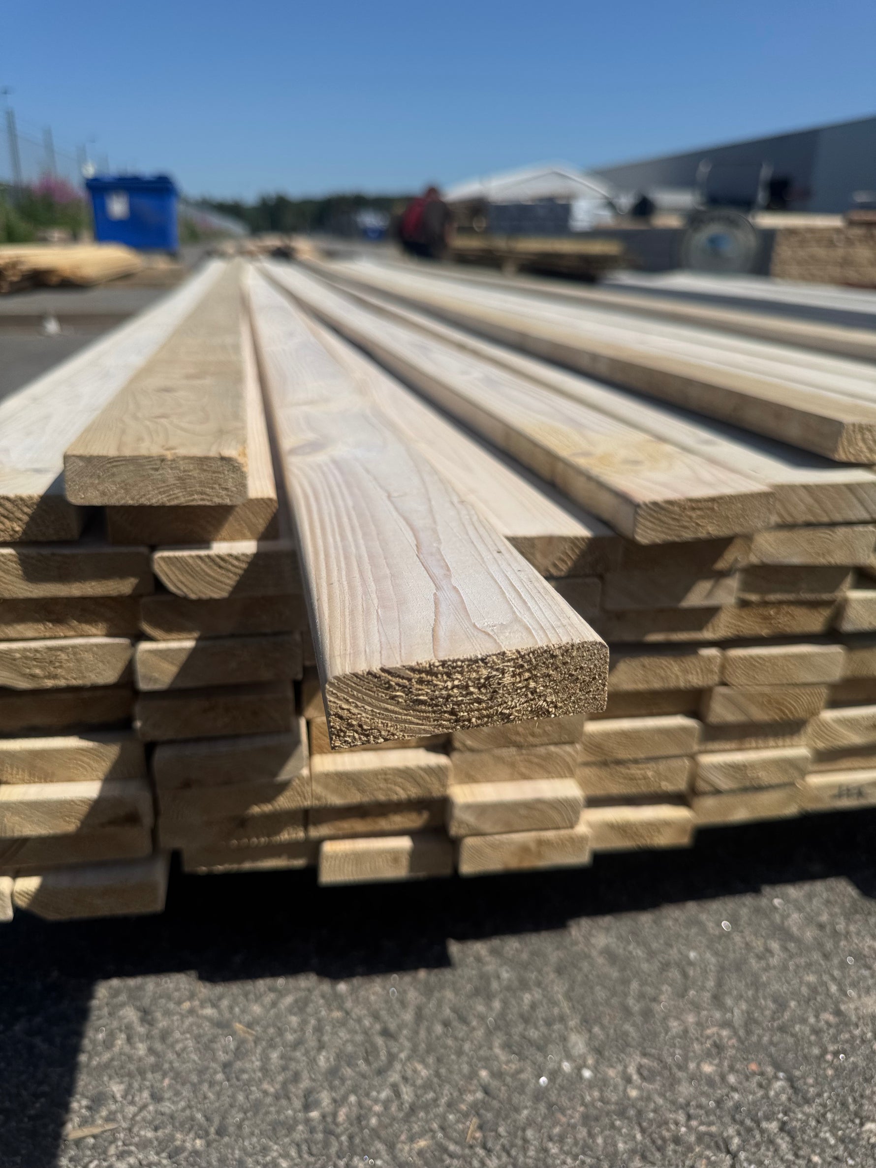 Paket Glespanel 20x70 mm, 110 st 4,50 m Vitlaserad