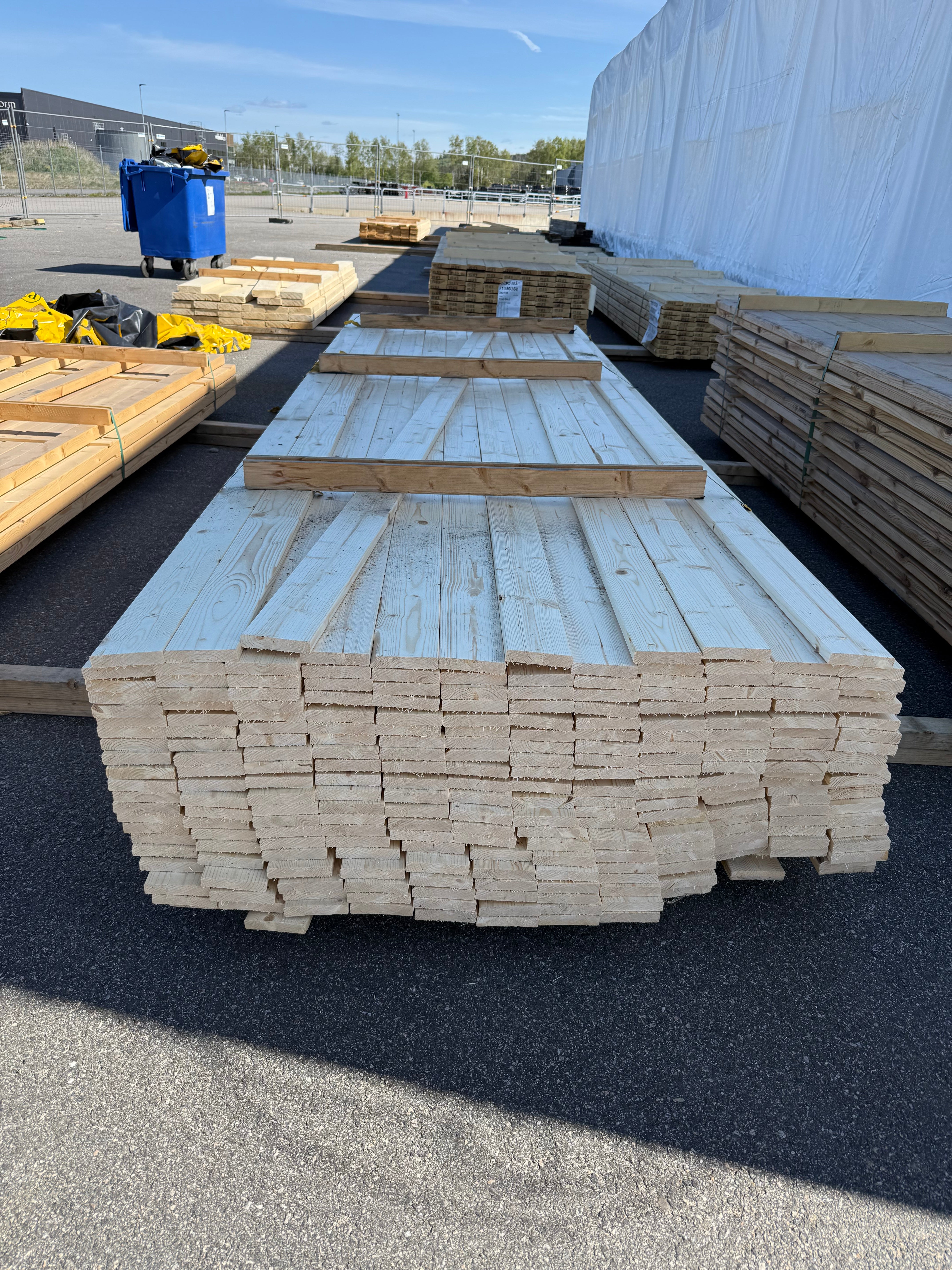 Paket Råplan 19x95mm 3.66m 247st