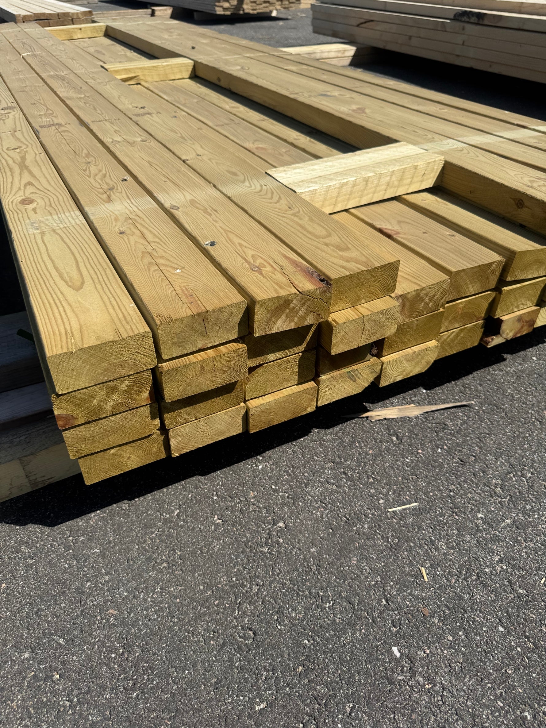 Paket Tryckimpregnerade Reglar 45x95 mm, 41 st 3,00 m