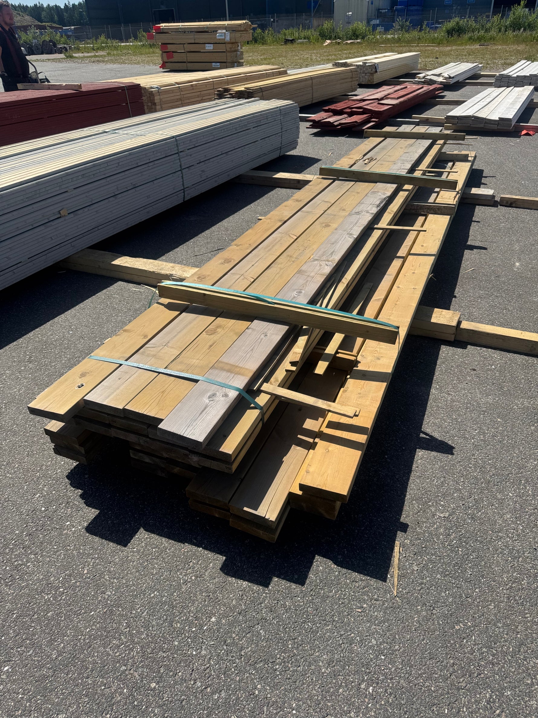 Paket Tryckimpregnerad Trall 34x145 mm, 31 st 5,40 m + 17 st 5,10 m