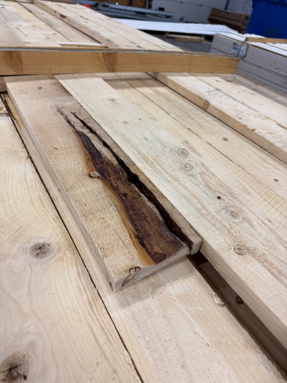 Paket Råsågade Brädor 22×125 mm – (2,40–3,60 m) – 246 st