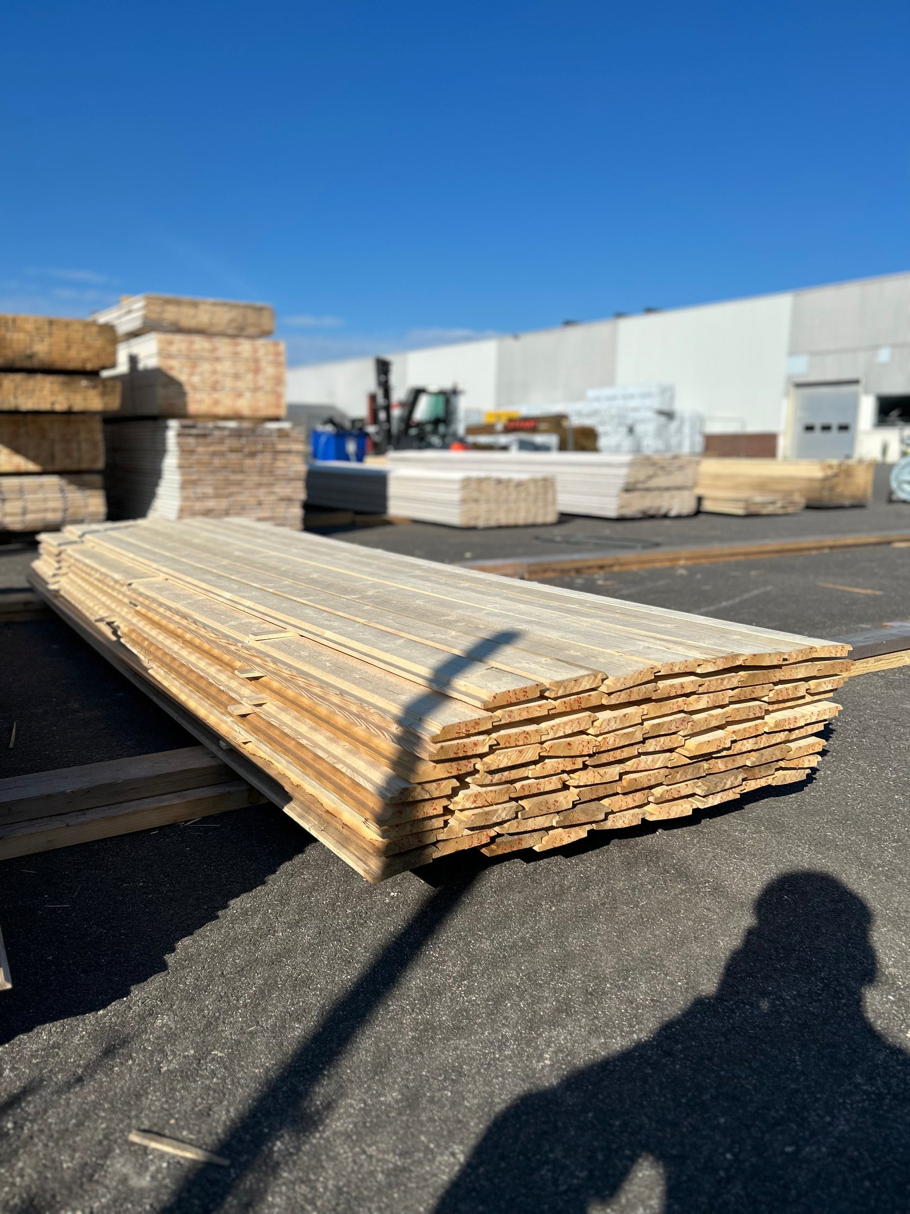 Paket Ytterpanel Dubbelfas Fals 22x120mm, 80st 3.60m- Väderbitet