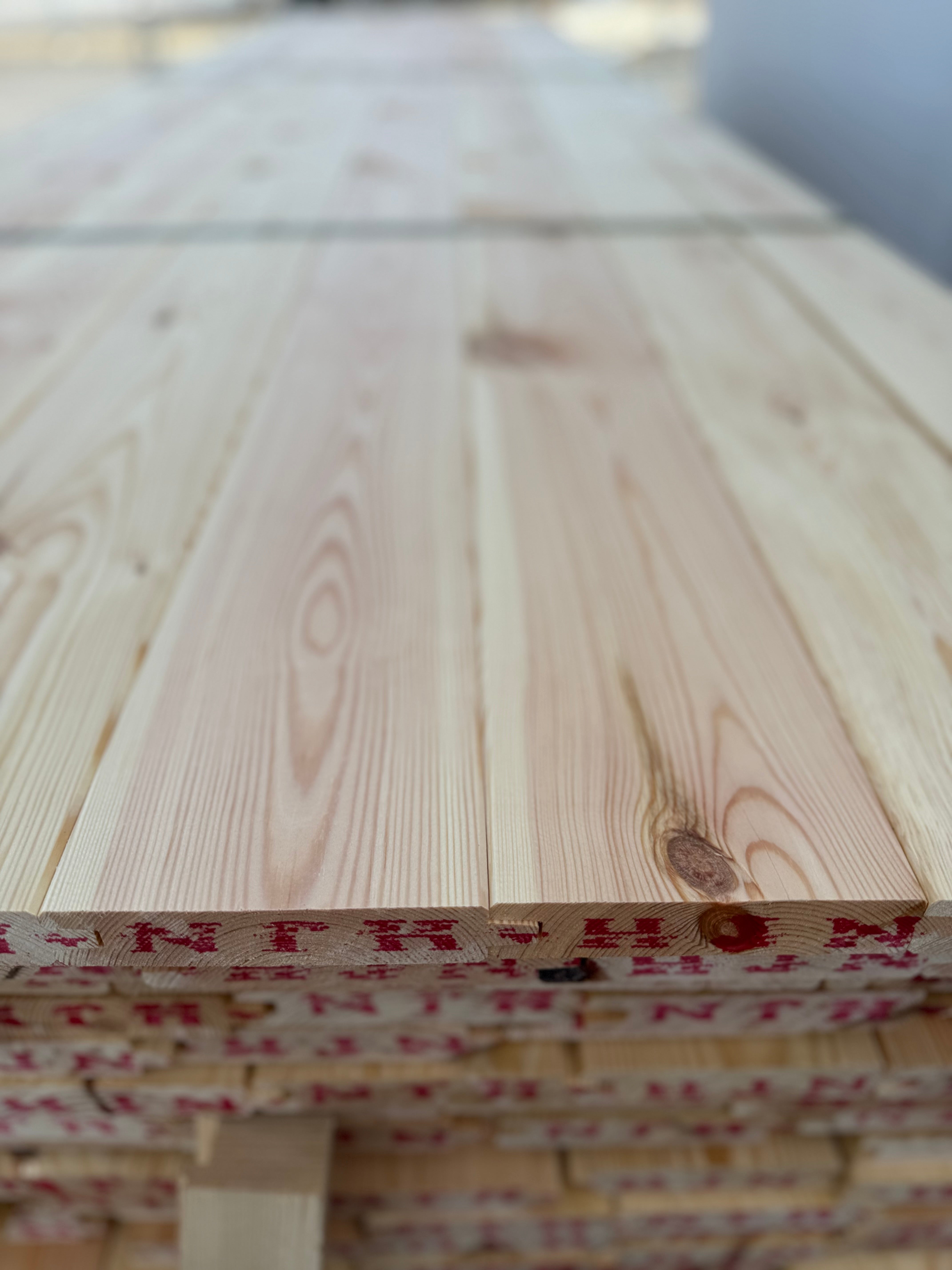 Spontad Panel Hyvlad 27x145mm, Obehandlad