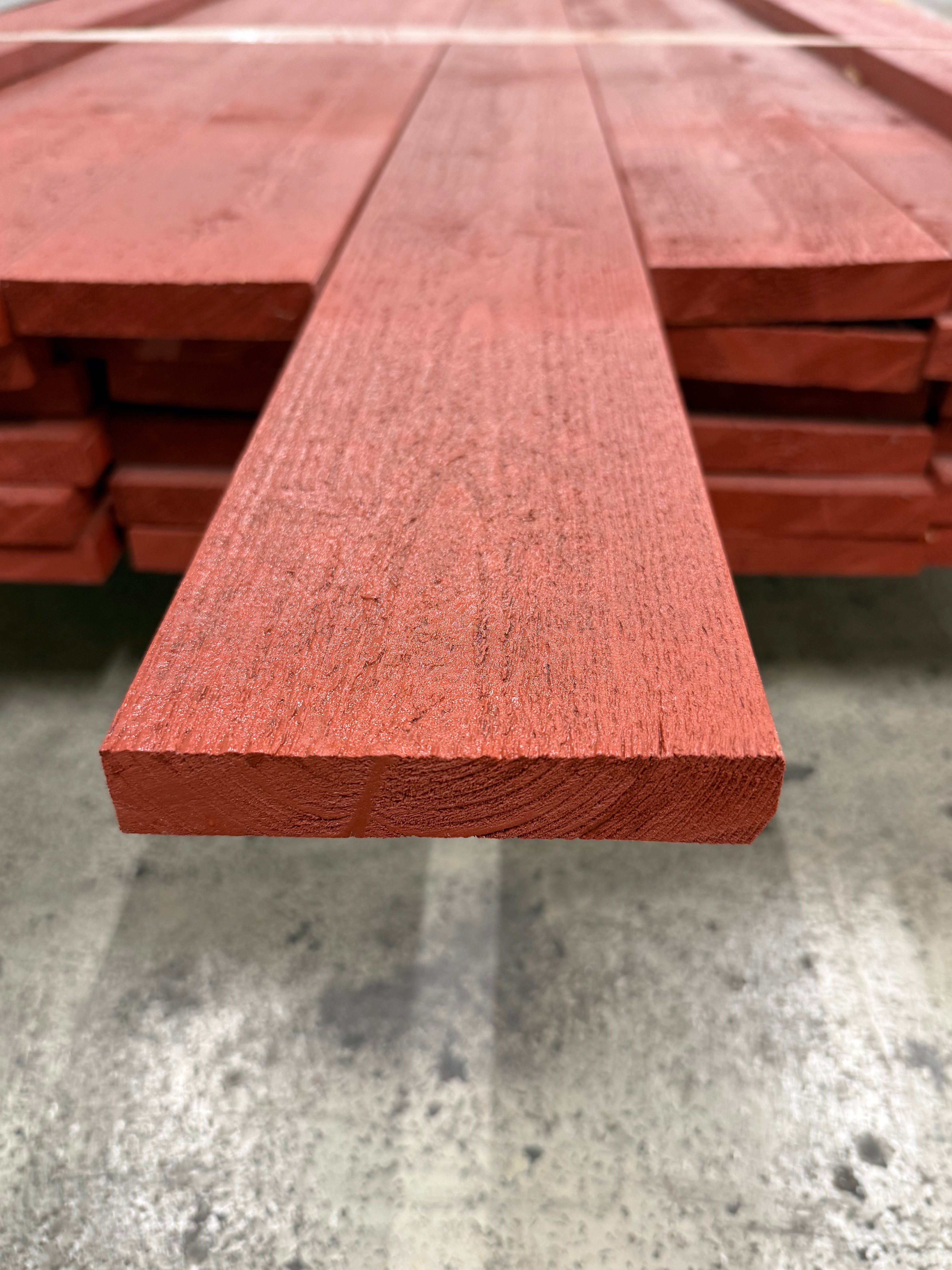 Paket Finsågad Bräda 21x120 mm – 50 st (3,60 m, Målad NCS S 4050-Y80R)