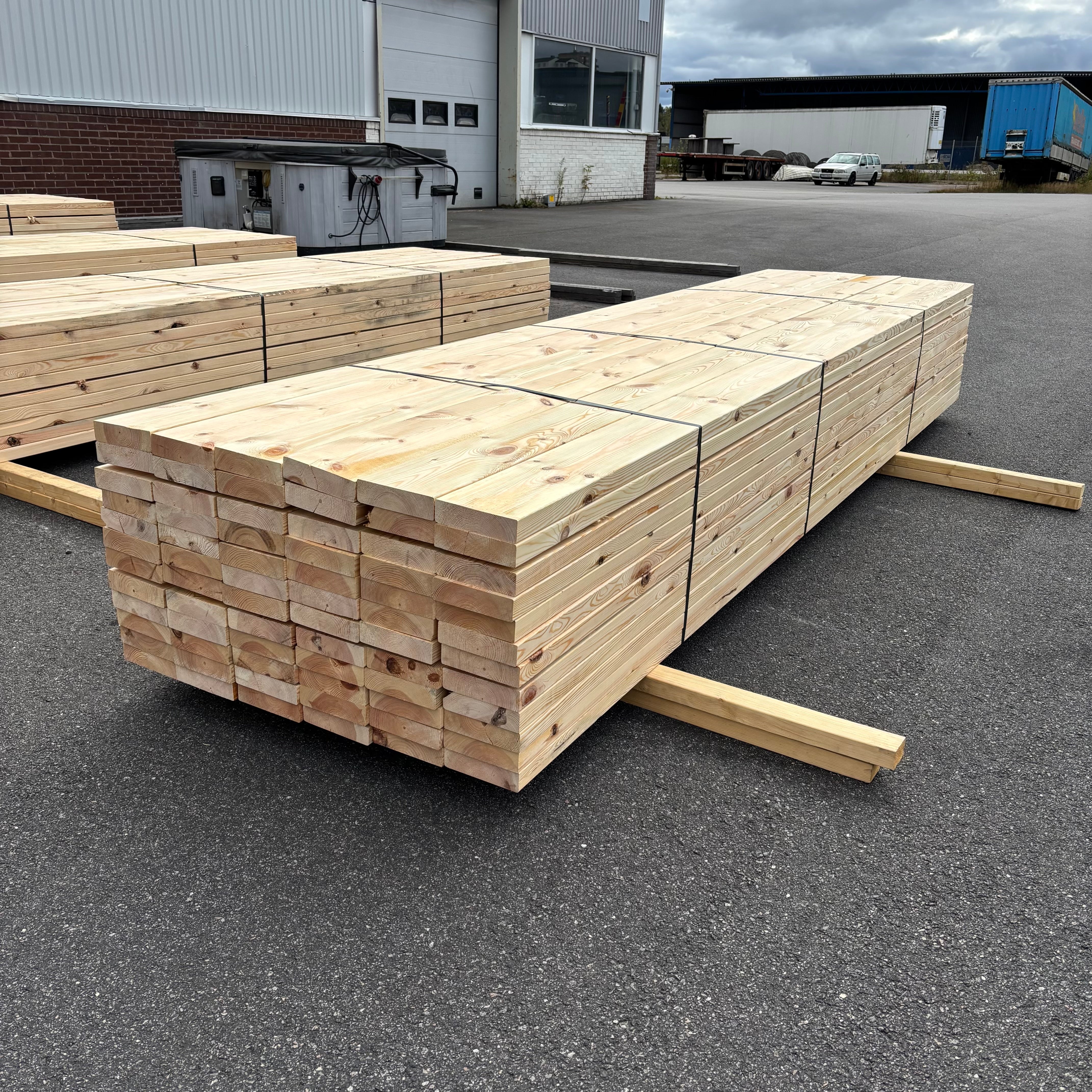Paket Reglar 45x170mm – 72 st (4,20 m, furu)