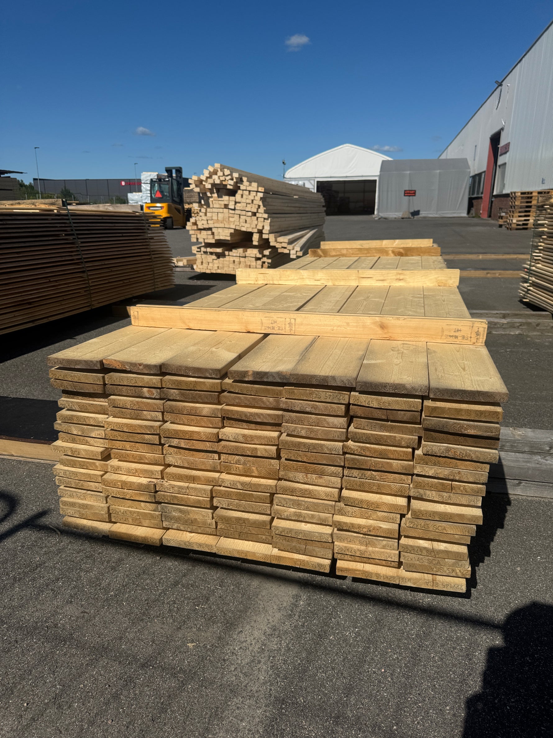Paket Ytterpanel 22x145mm 4,20m 112st Obehandlad B-sortering