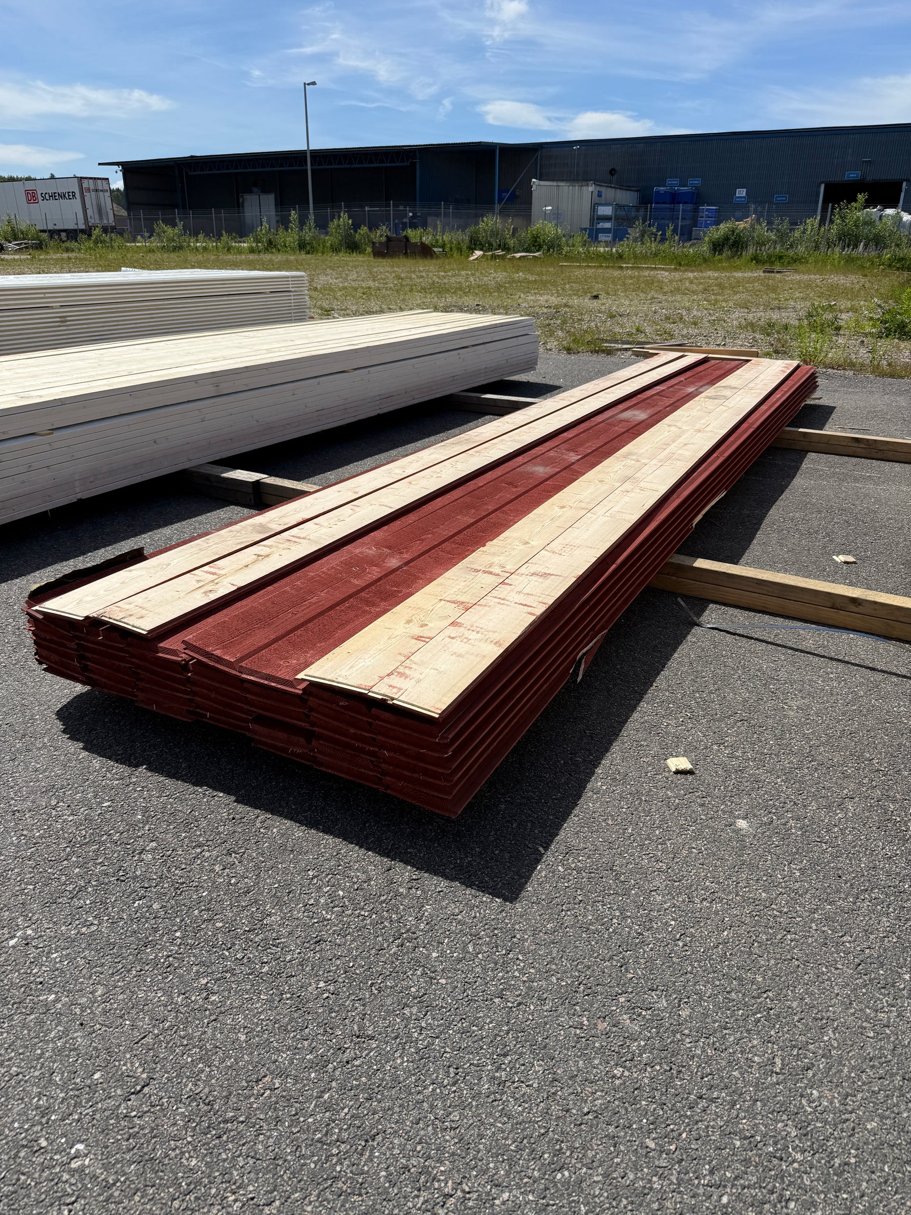 Paket Ytterpanel Enkelfas Ändspont 22x145mm, 46st 4.80m Grundmålad&nbsp;