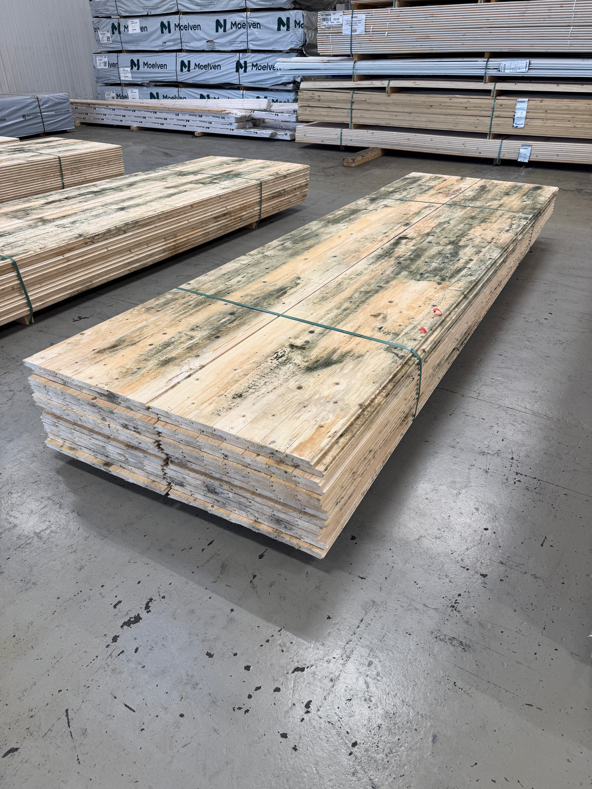 Paket Råspontluckor 20x540x3600mm 30st (Fuktskadade)