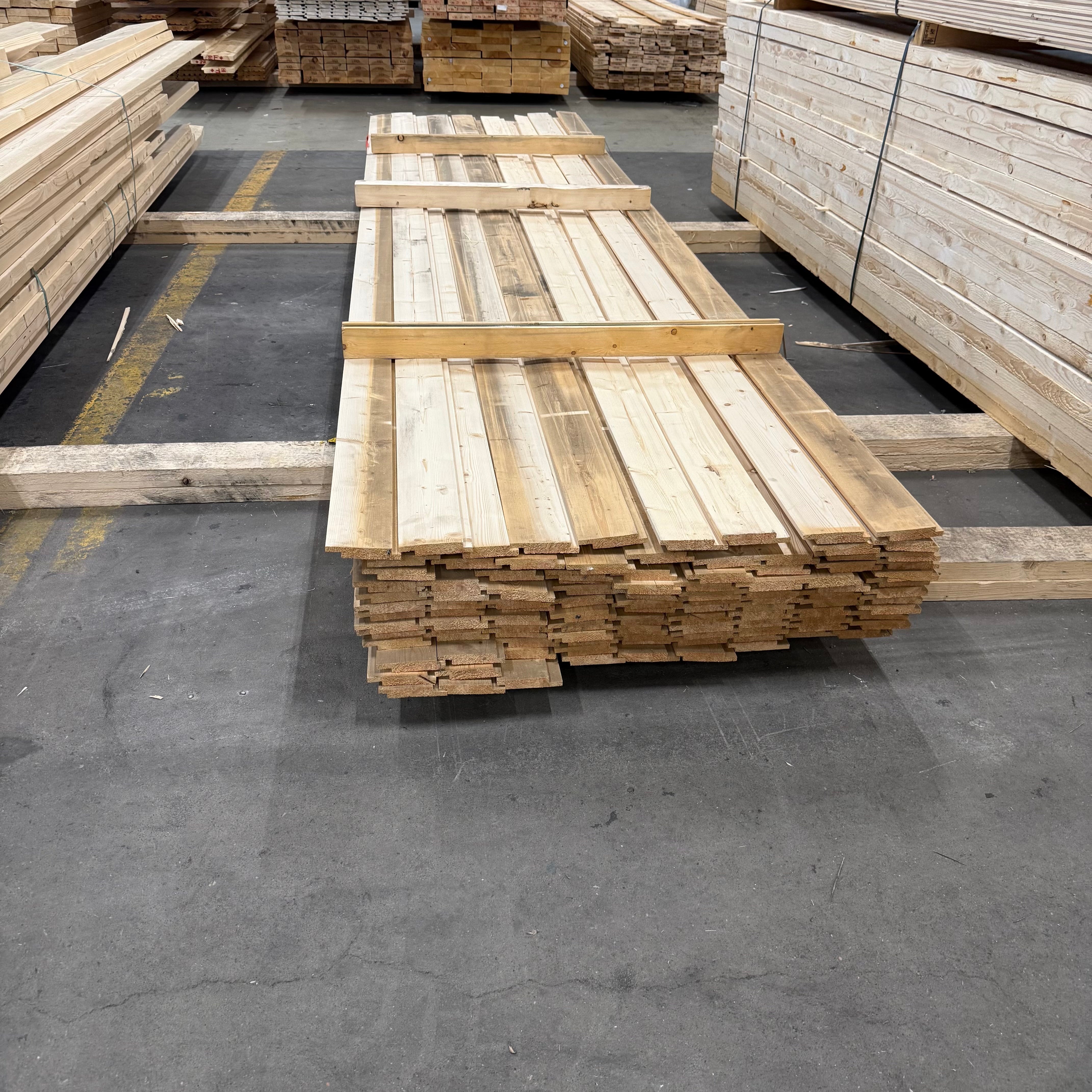 Paket Ytterpanel 22x120mm 111st 4.20m – Obehandlad Gran
