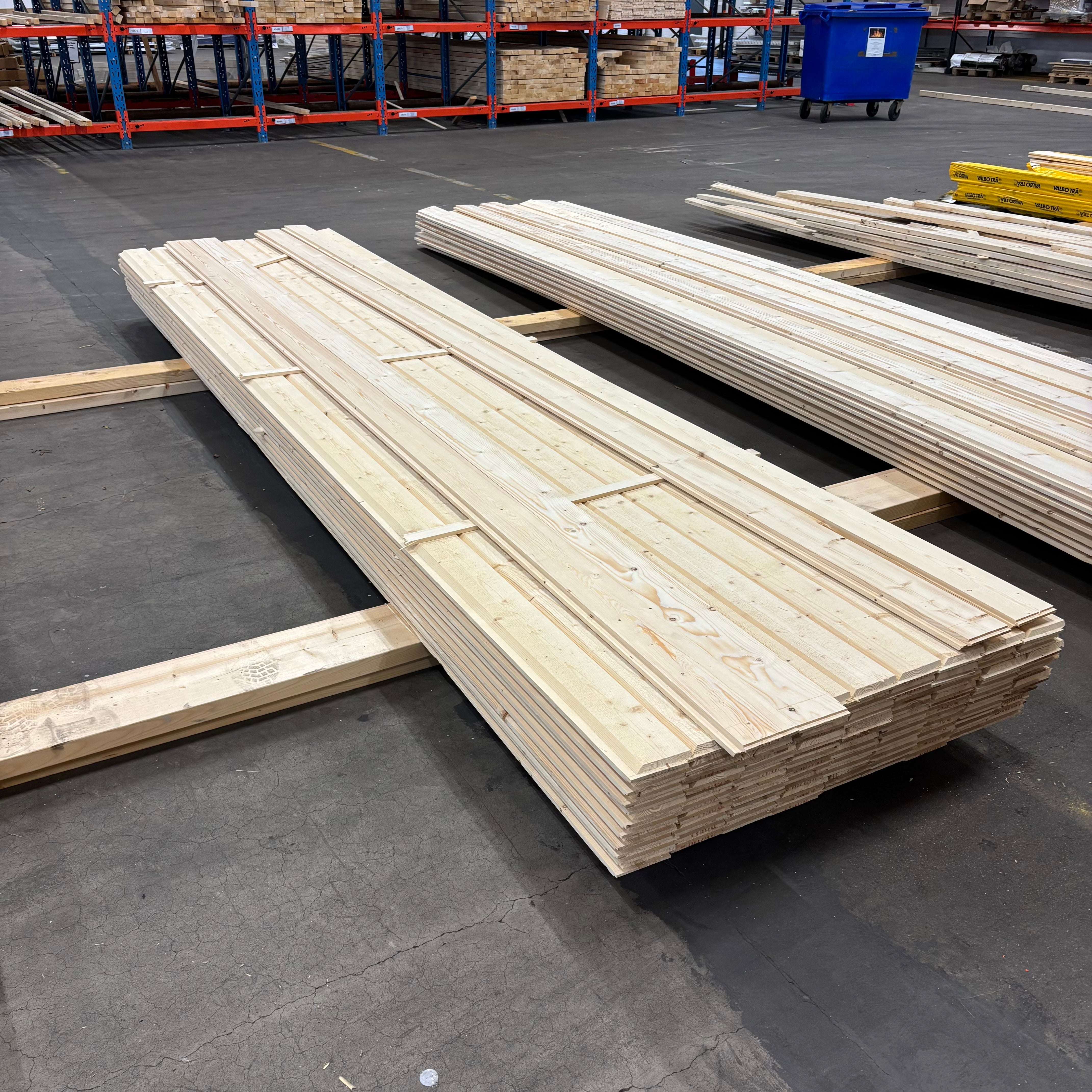 Paket Ytterpanel 22x120mm – 94 st 4.195m