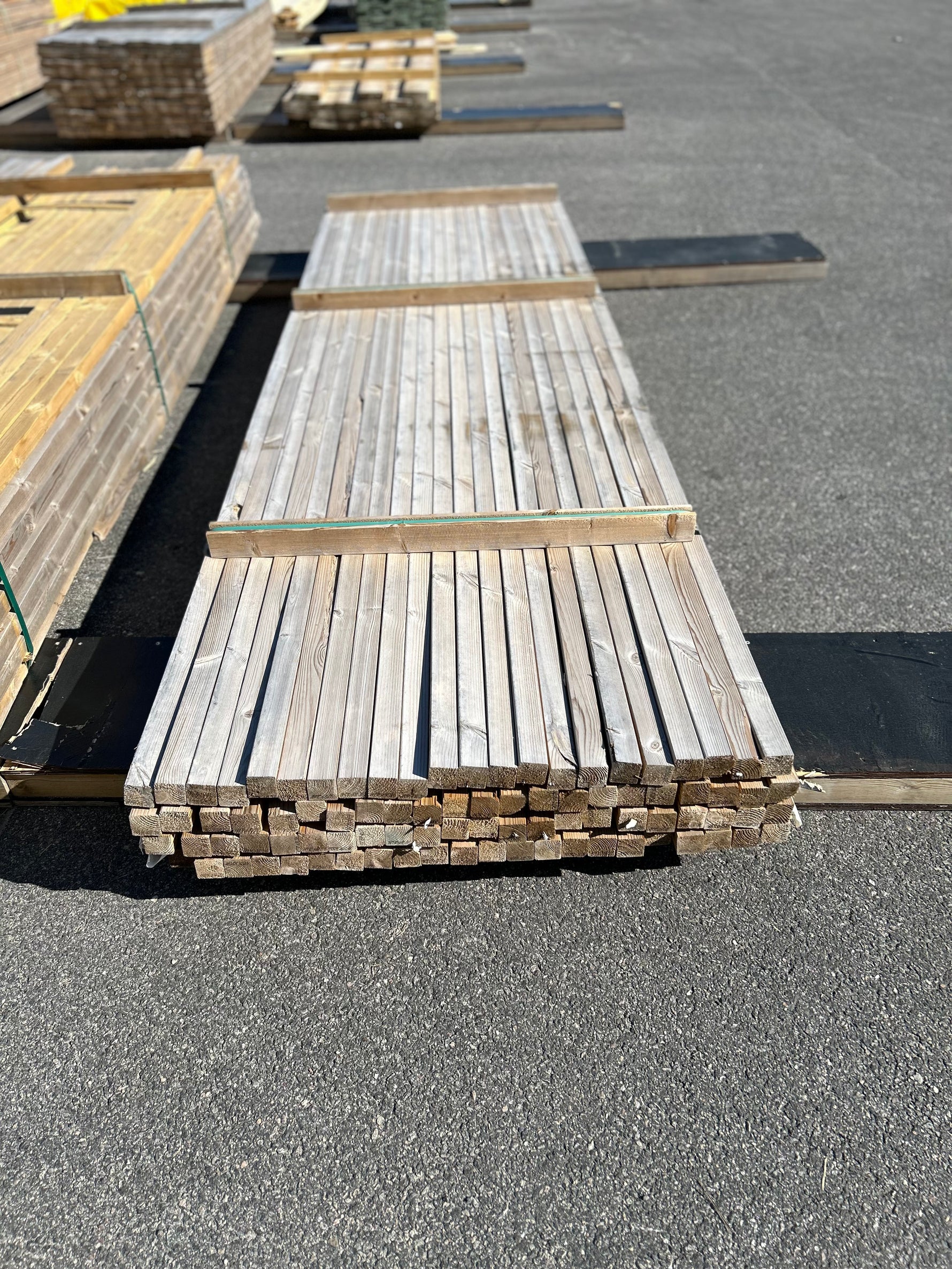 Paket Tryckimpregnerade Reglar 45x45mm 3,60m 88st (Väderbitet)