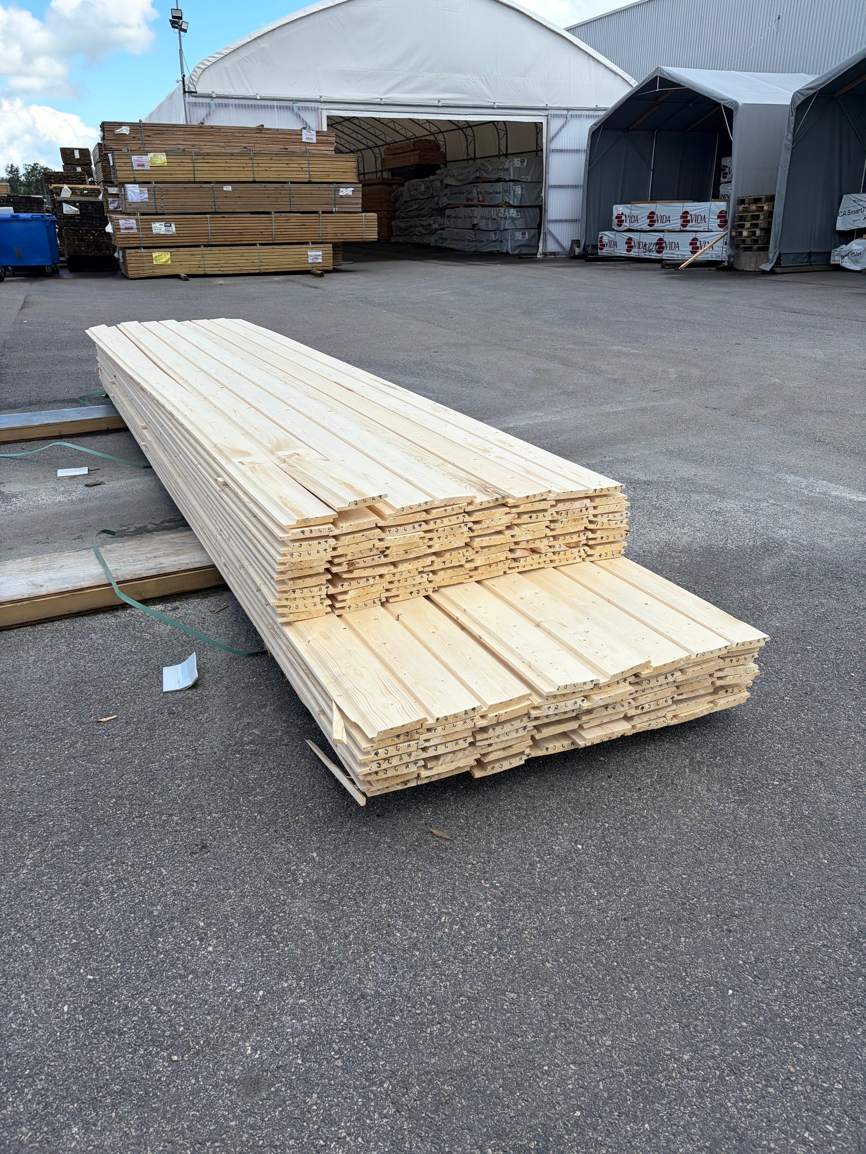 Paket Dubbelfasspont 22x145mm, 138st 4,80–5,40m (Andra sortering)
