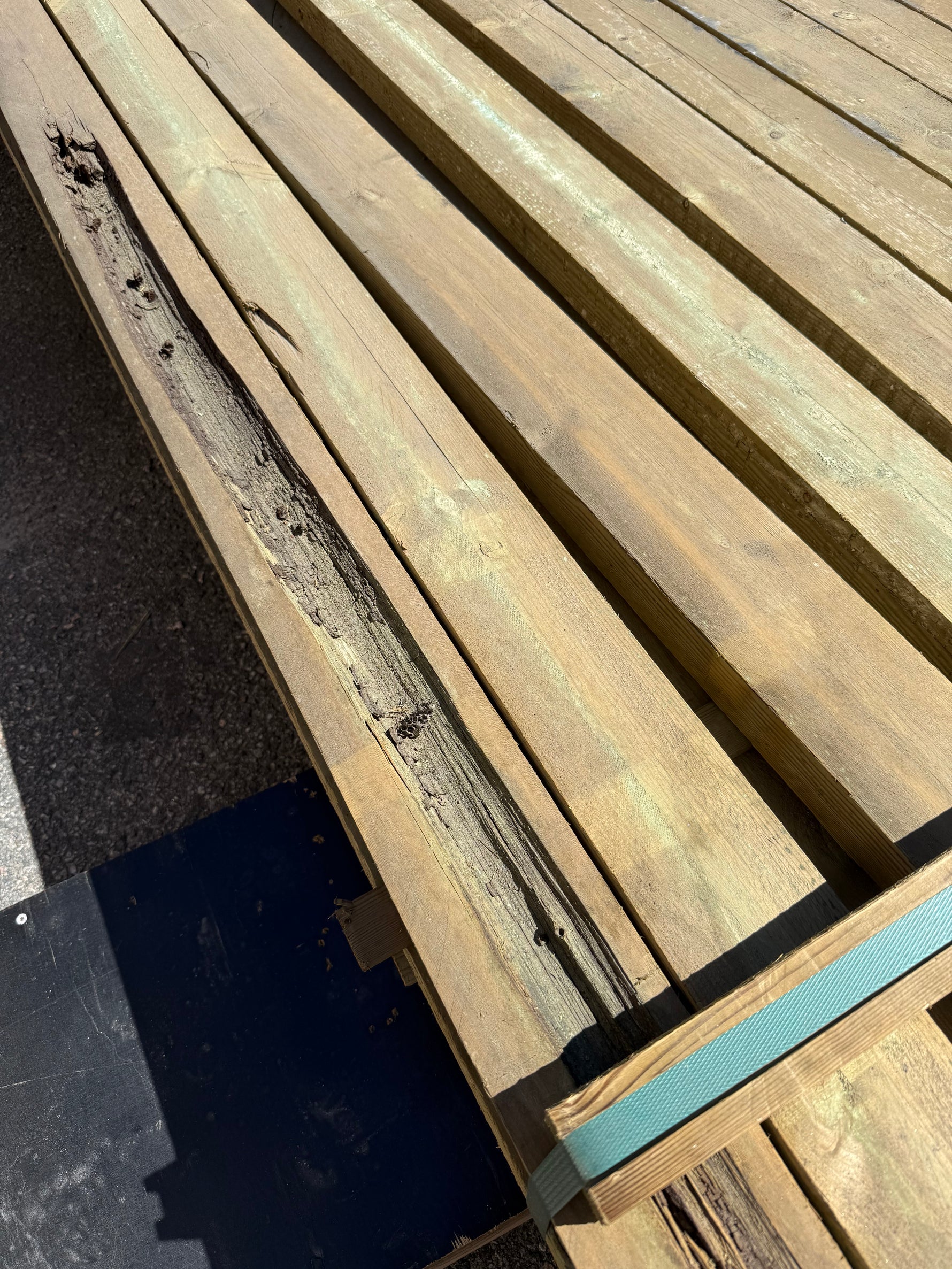 Paket Tryckimpregnerade Reglar 50x100mm, 50st 3,90–4,20m