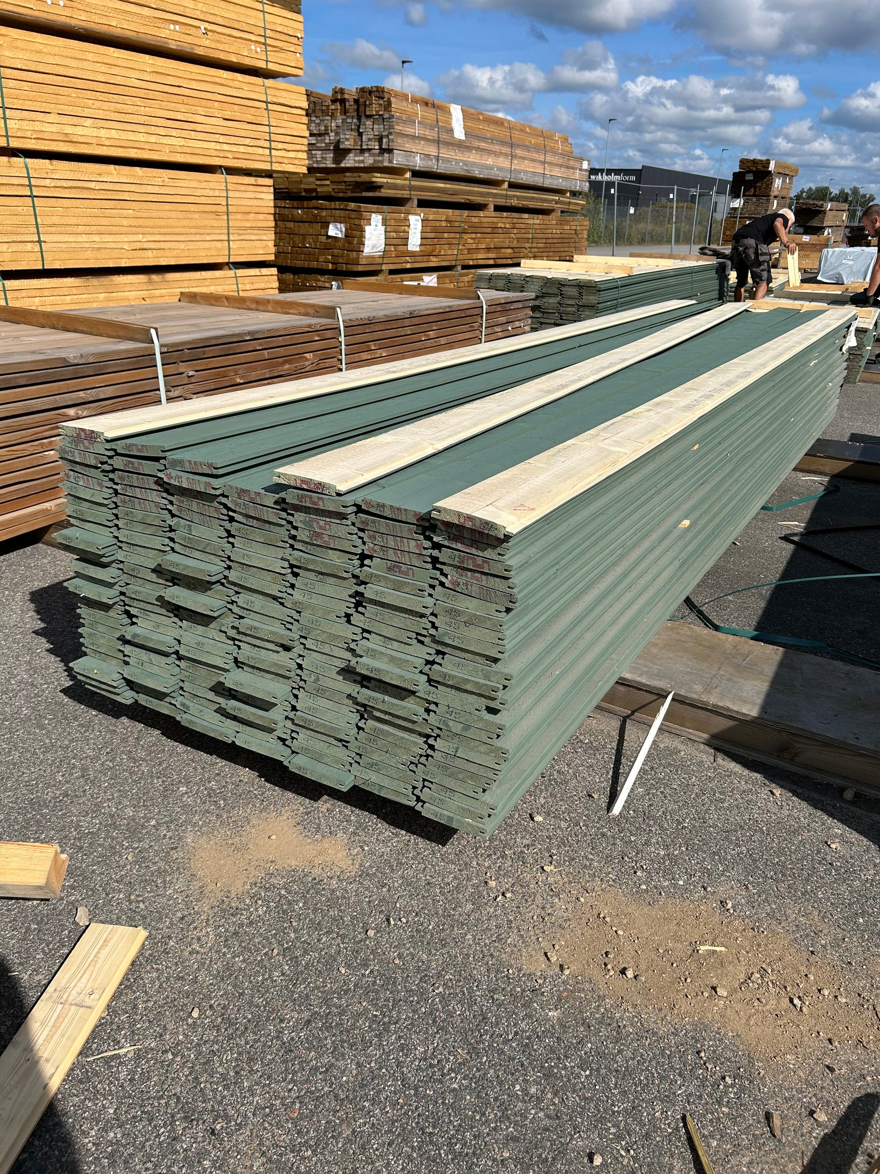 Paket Spontad Spårpanel 22x145mm 4,50m 170st Gran