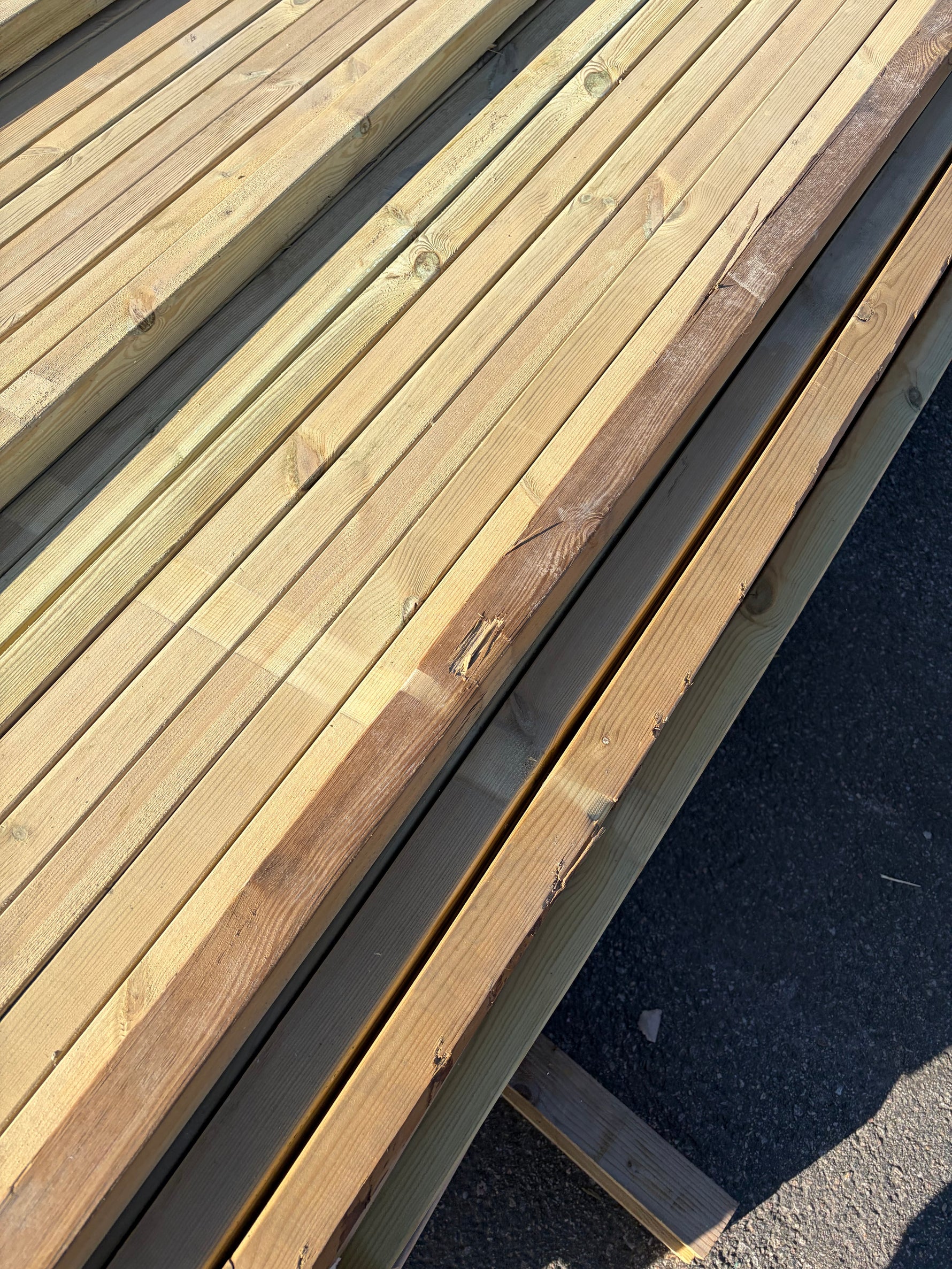 Paket Reglar 45x45mm – 220 st 3,30 m Tryckimpregnerad - Spirec