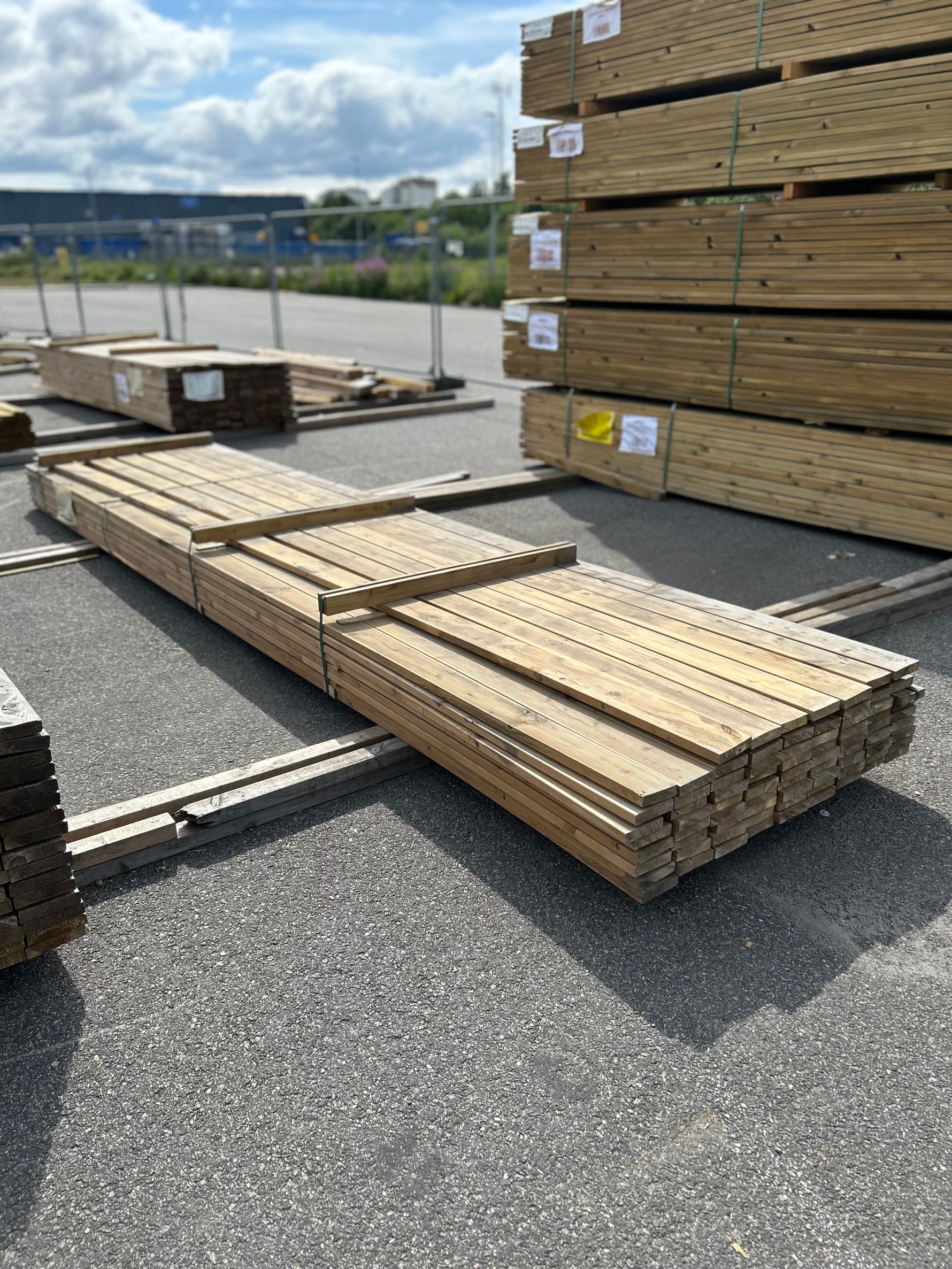 Paket Tryckimpregnerad Rillad Trall 28x120mm 5,10m 78st