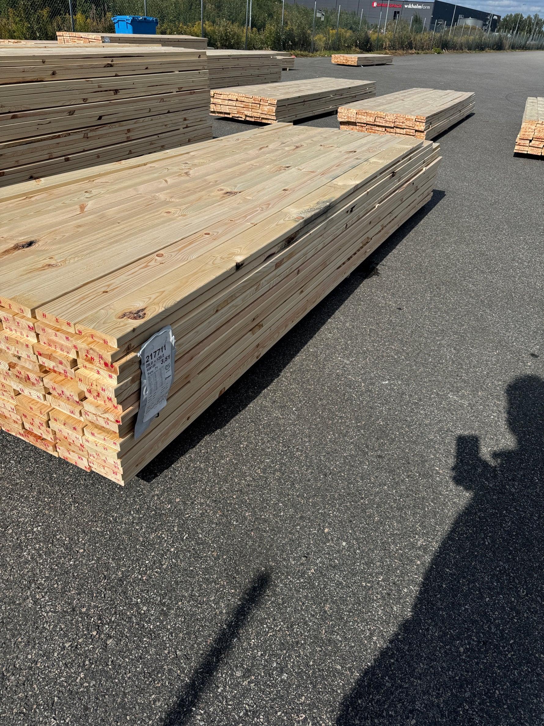 Paket Hyvlad 28x120 – 144st – 3.00–3.60 m – ANDRASORTERING