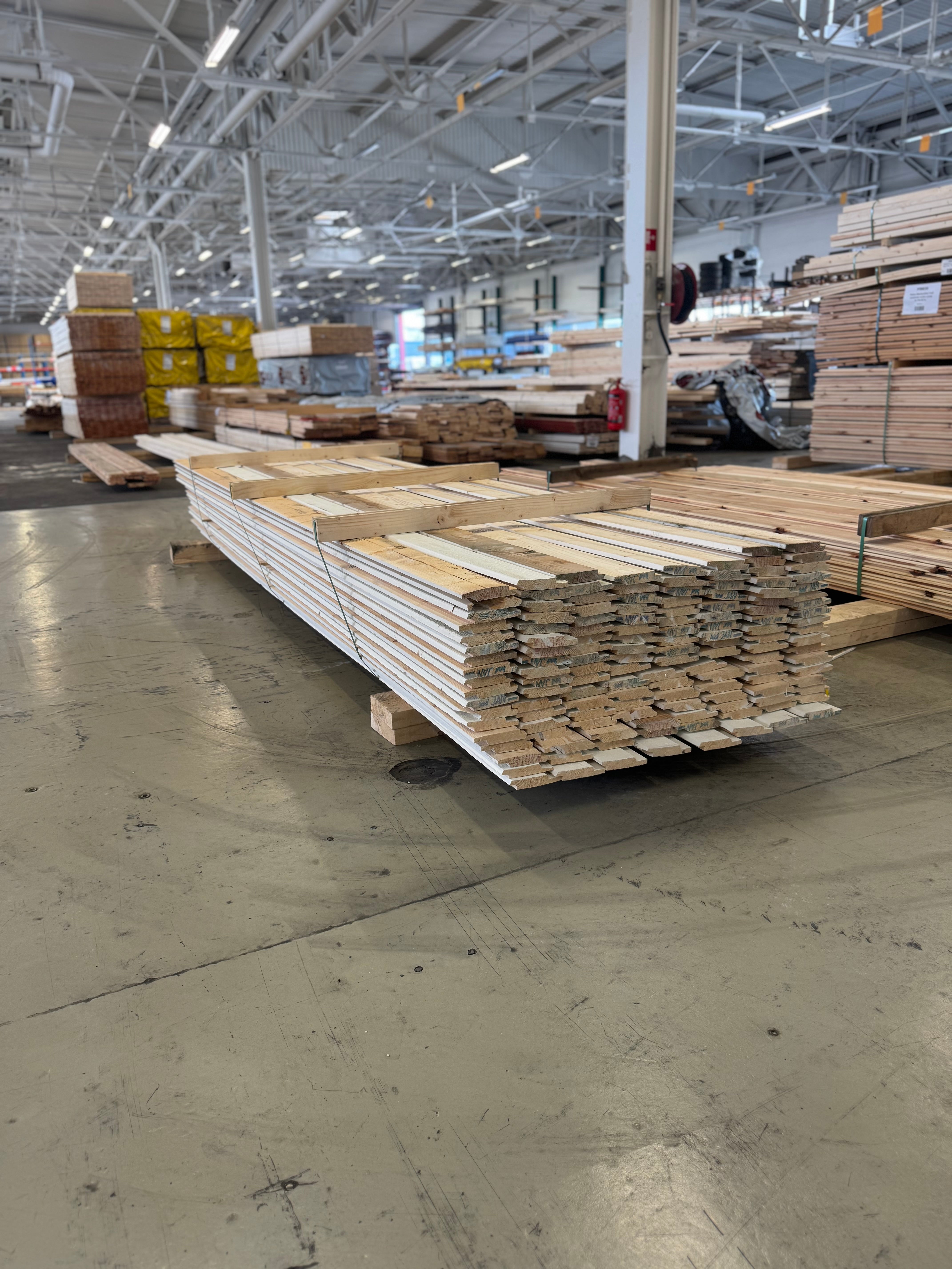 Paket Spårpanel Falsad Fasade 22x120 – 141st 3.60m
