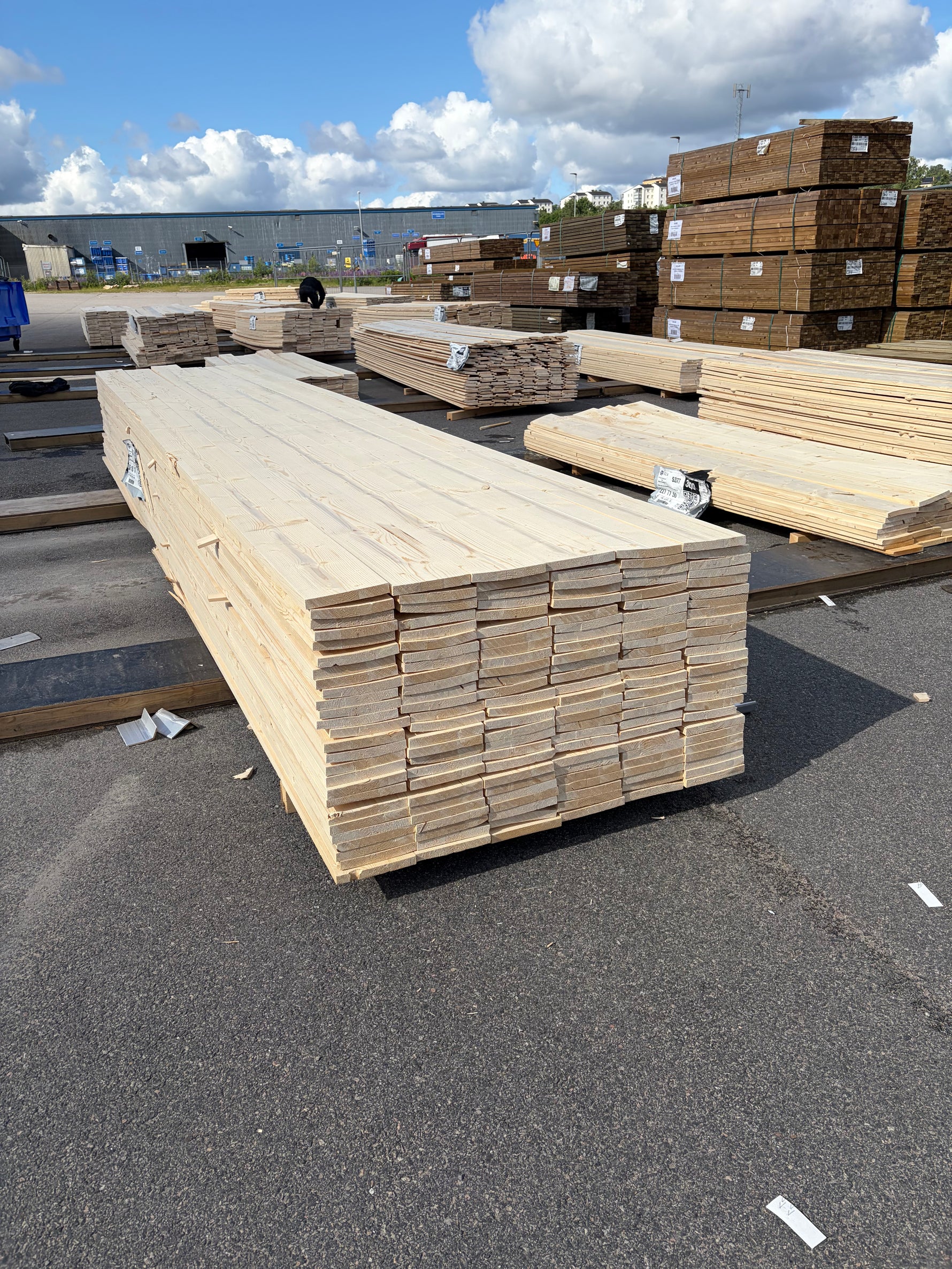 Paket Ytterpanel 22x170mm, 156st 5,40m (Andra sortering)