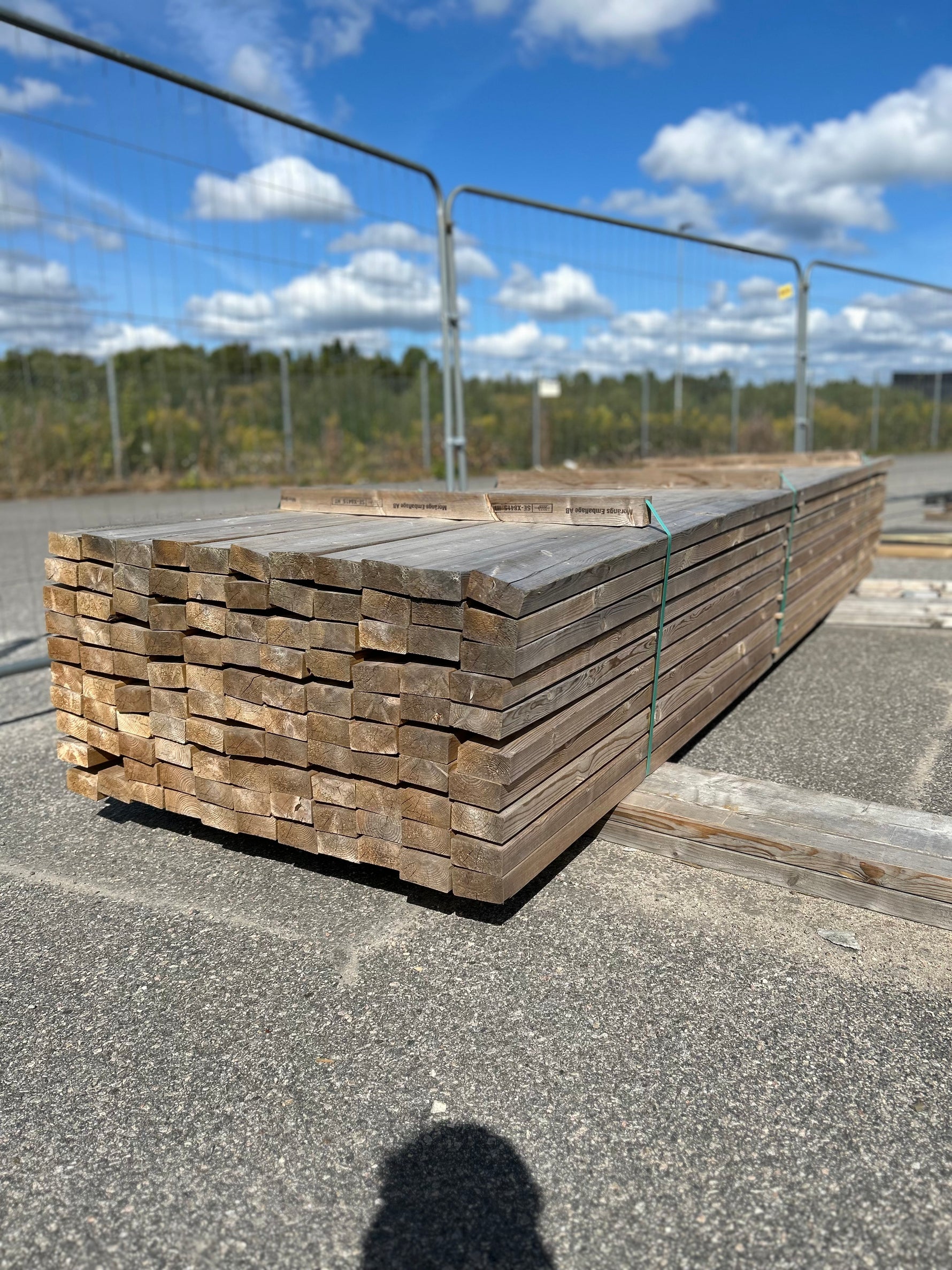 Paket Tryckimpregnerade Reglar 45x95mm 3,90m 110st NTR AB