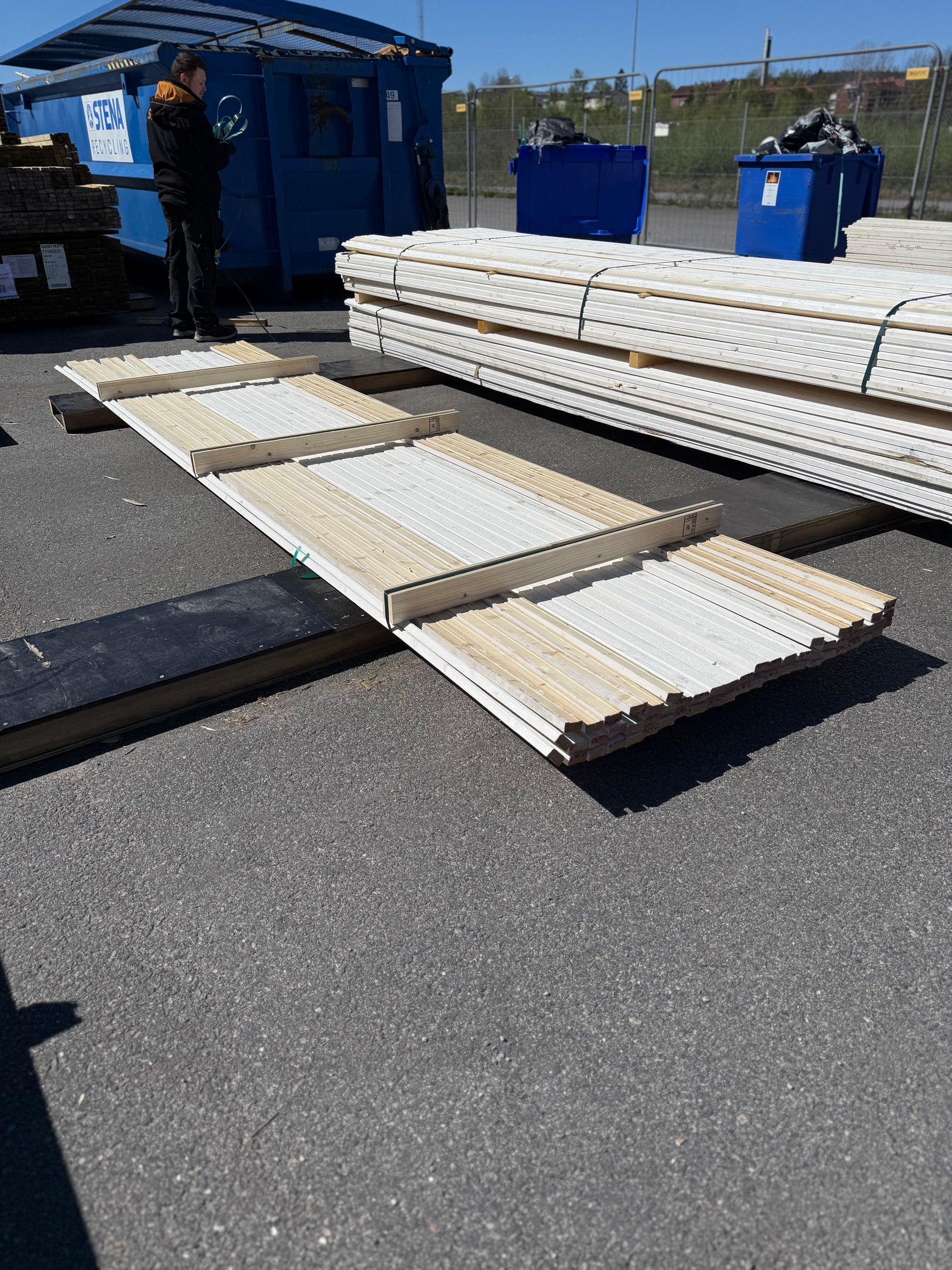 Paket Lockläkt 22x45mm, 55st 4.20m- Grundmålade