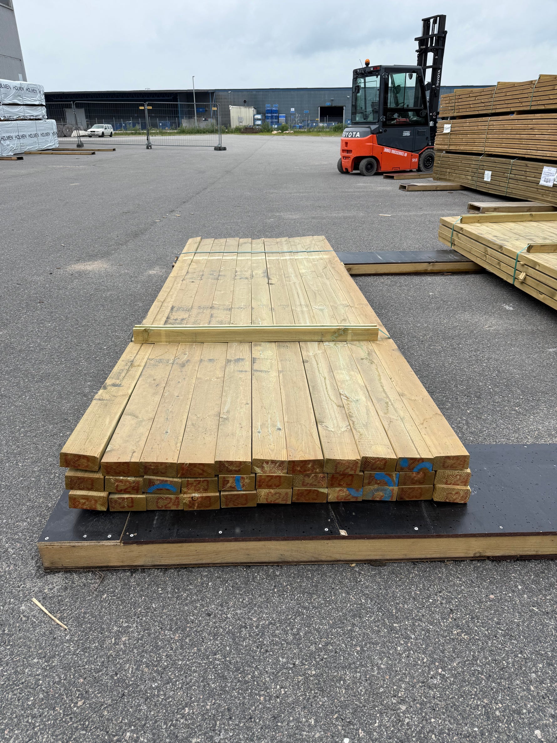 Paket Tryckimpregnerade Reglar 45x95mm 3.0m 33st (NTR AB)