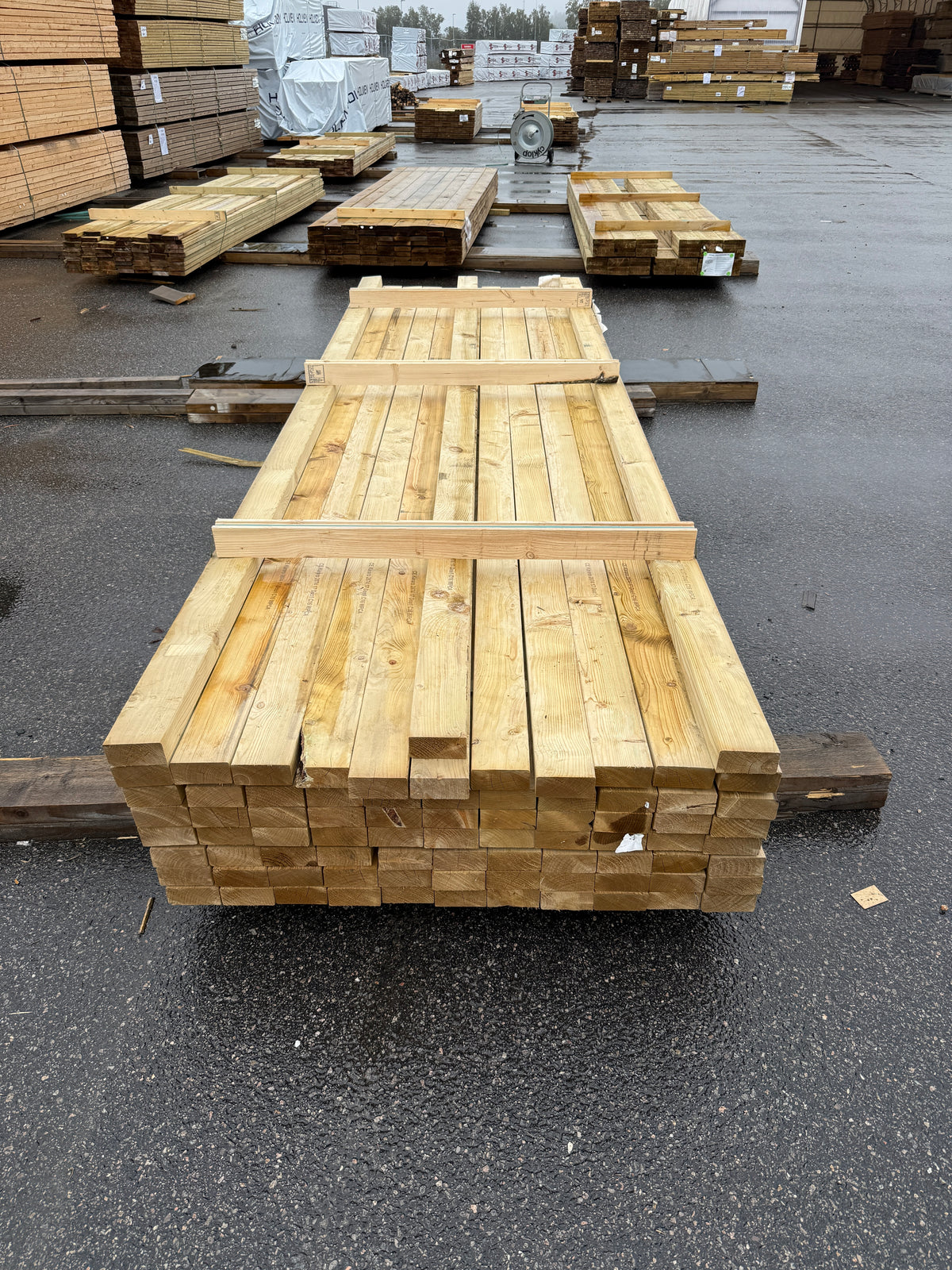 Paket Tryckimpregnerade Reglar 45x95mm 3,60m- 80st