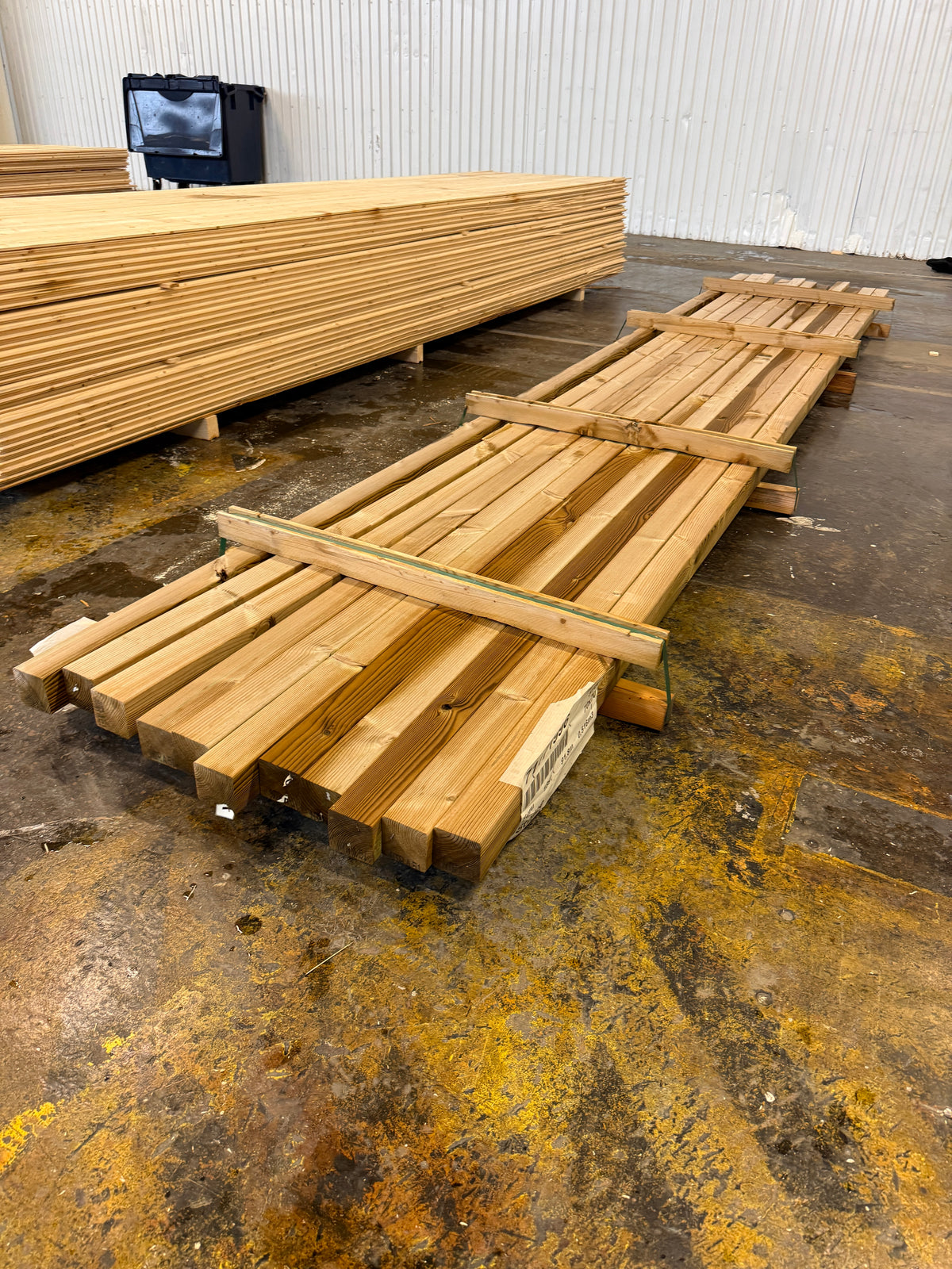 Paket Tryckimpregnerade Stolpar 70×70 mm 5,10 m – 11 st NTR-A