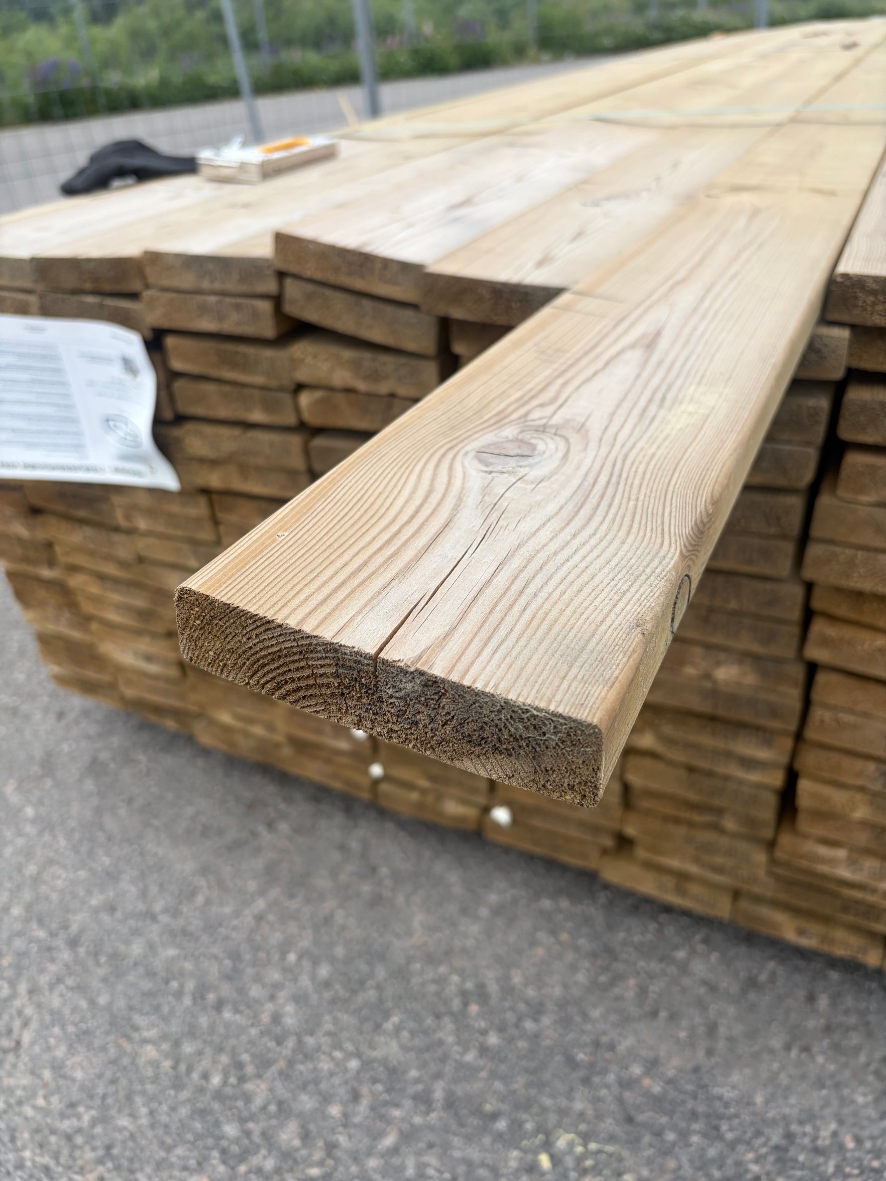 Paket Tryckimpregnerad Trall 28x120mm, 153st 5,40m