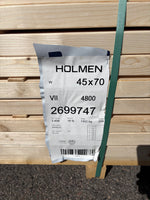 Paket Reglar 45x70mm, 192st- 2,7–4,8m